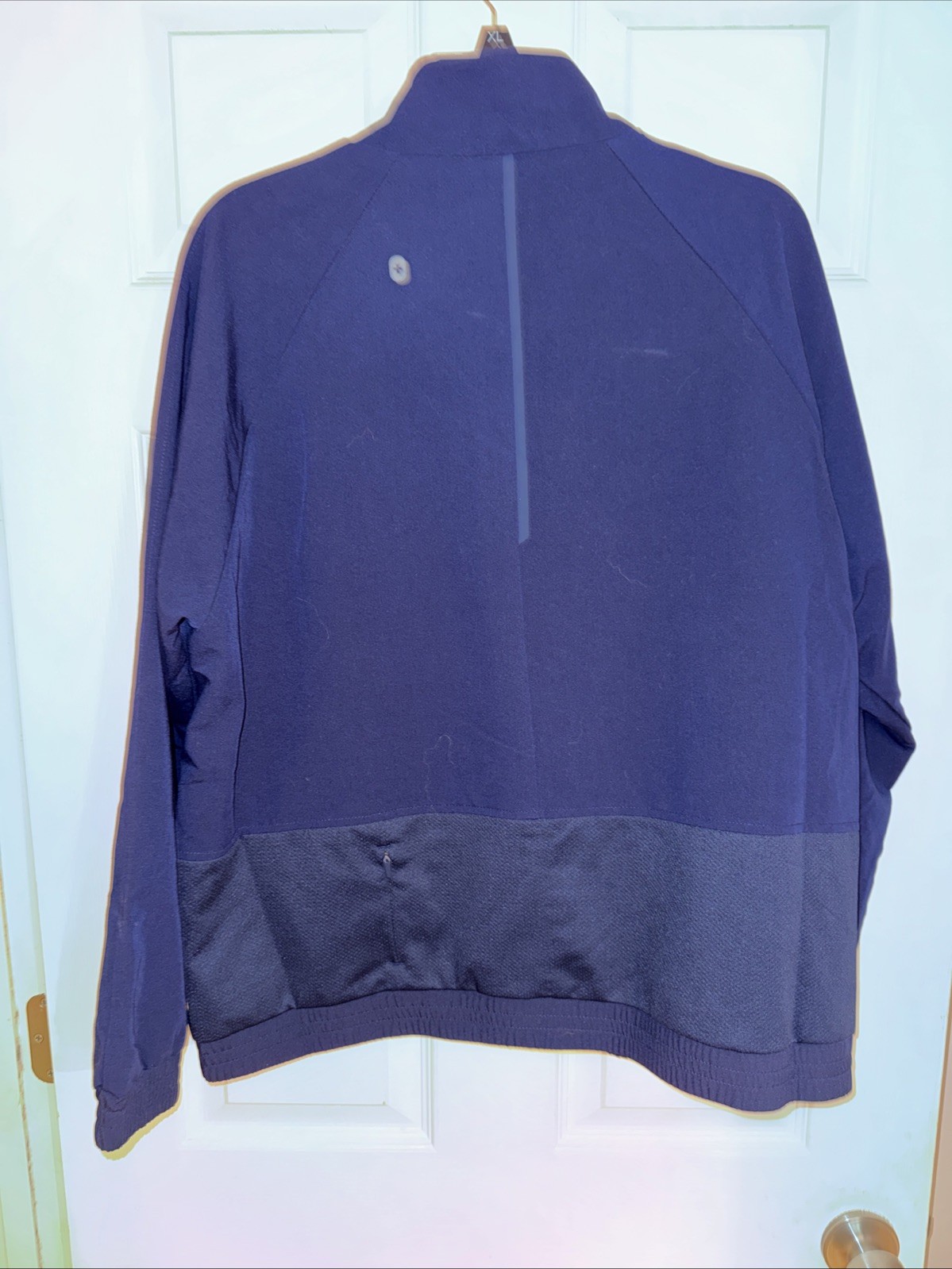 FIGS Sydney Scrub Jacket Navy Blue Full Zip Size XL “Aya Healthcare”
