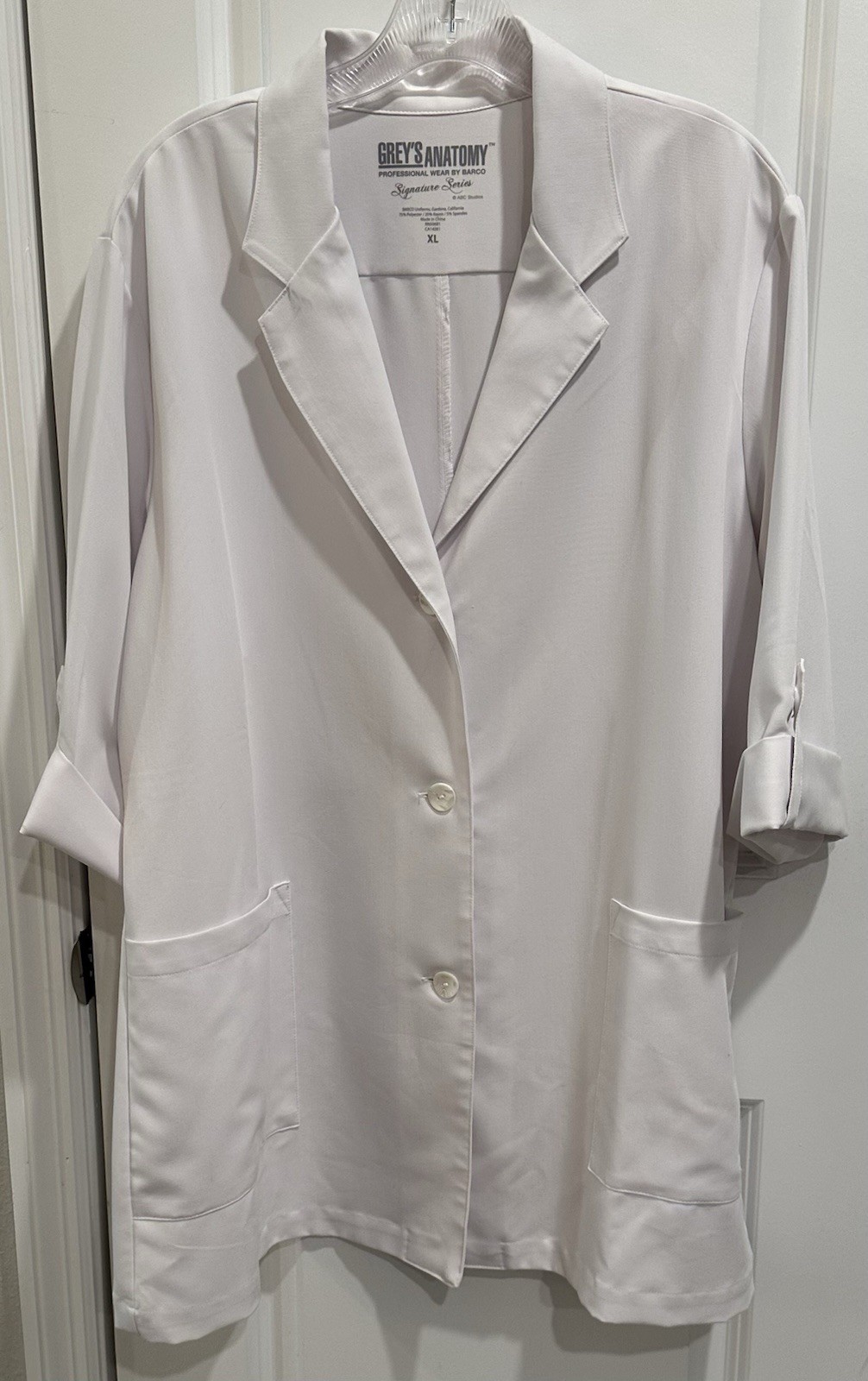 Grey’s Anatomy RN Coat Professional Wear By Barco Signature Series ABC. XL