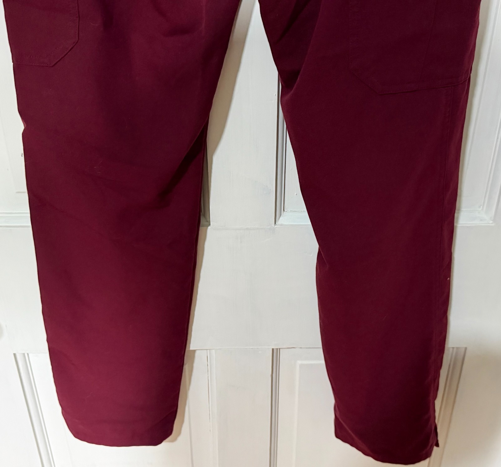 FIGS Scrub Pants Womens Small Maroon Burgundy Medical Uniform Pants 0165