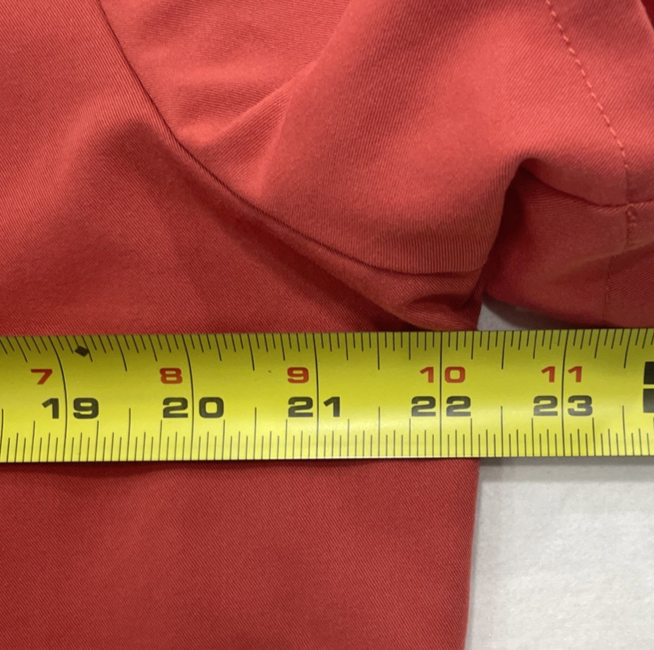 Womens XL Figs Scrub Top Clay Orange Technical Collection Style# FW1100