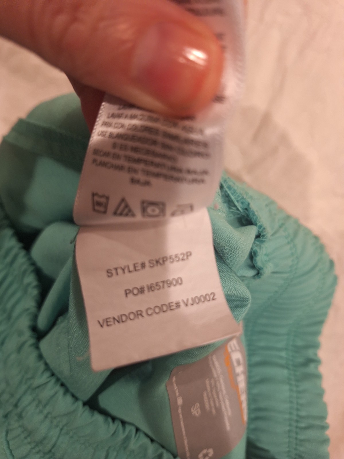 Skechers By Barco Small Top Small Petite Bottom Joggers Scrub Set Mint