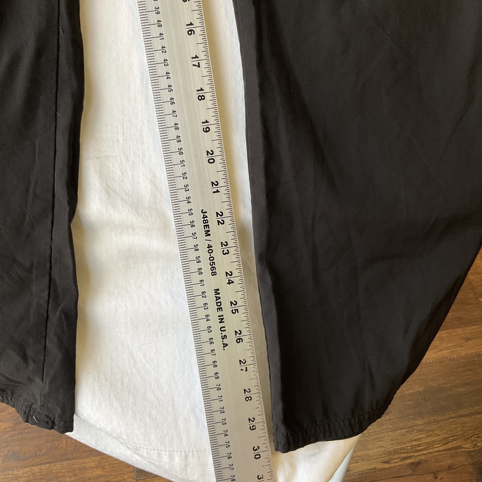 Scrubstar Women Scrub Pants M Black Cargo Medical Workwear 30″ Inseam &31” Waist
