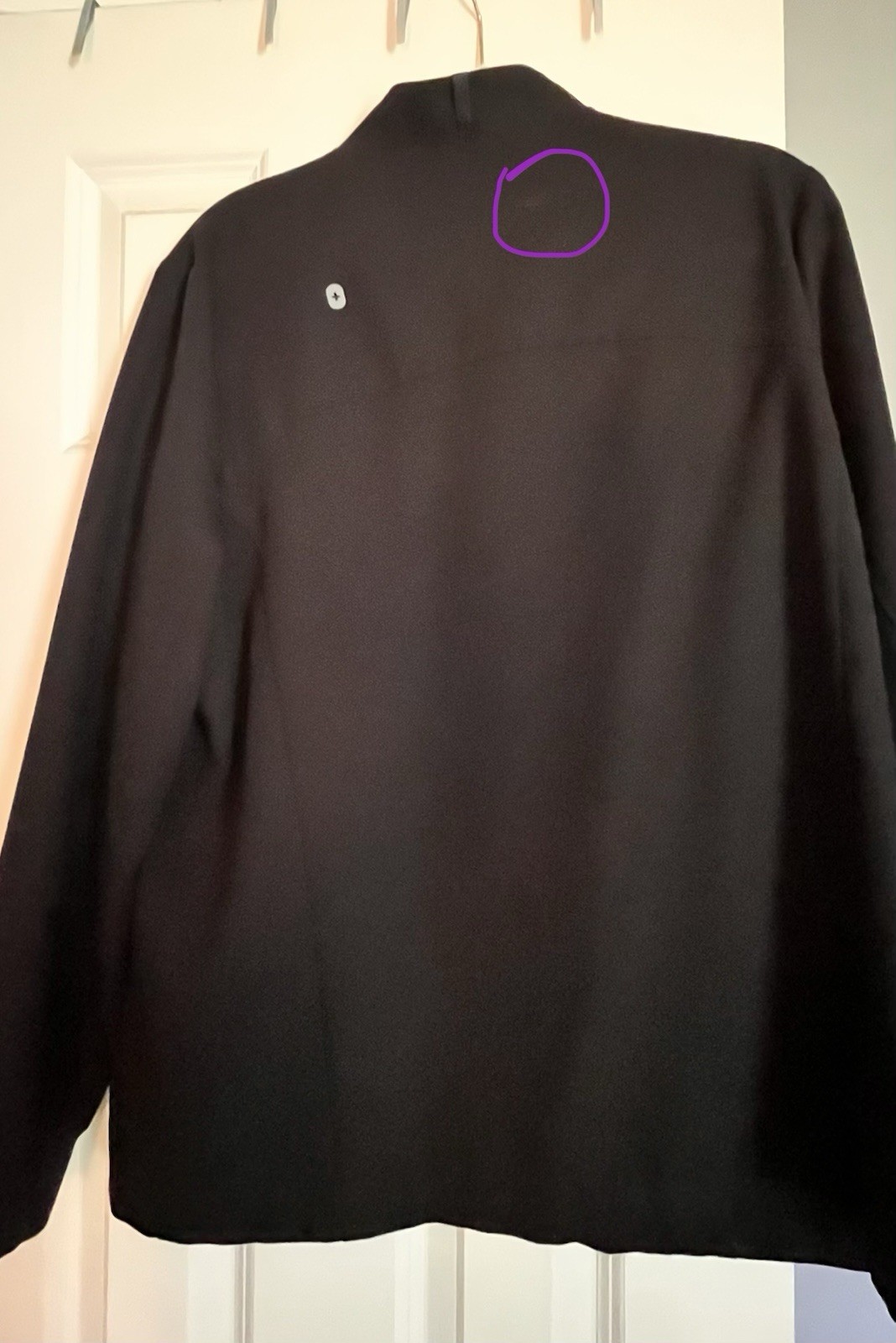 FIGS Sebina Scrub Jacket. Size XL Color black