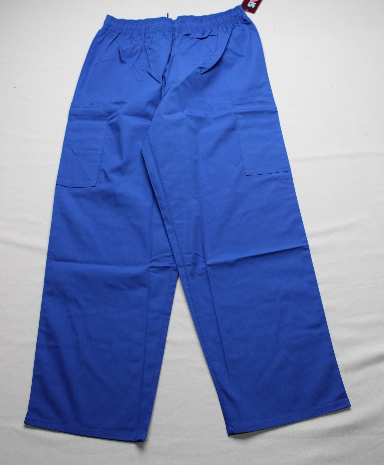 Sivvan Women’s Elastic Drawstring Waist Scrub Pants EJ3 Royal Blue Size XL NWT