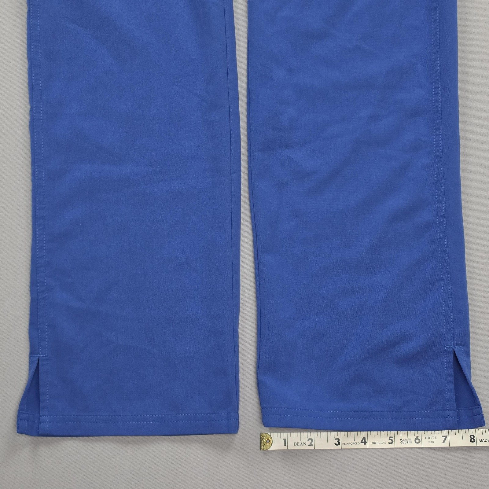 FIGS Technical Collection Scrub Pants Womens Small Tall Blue Drawstring Waist