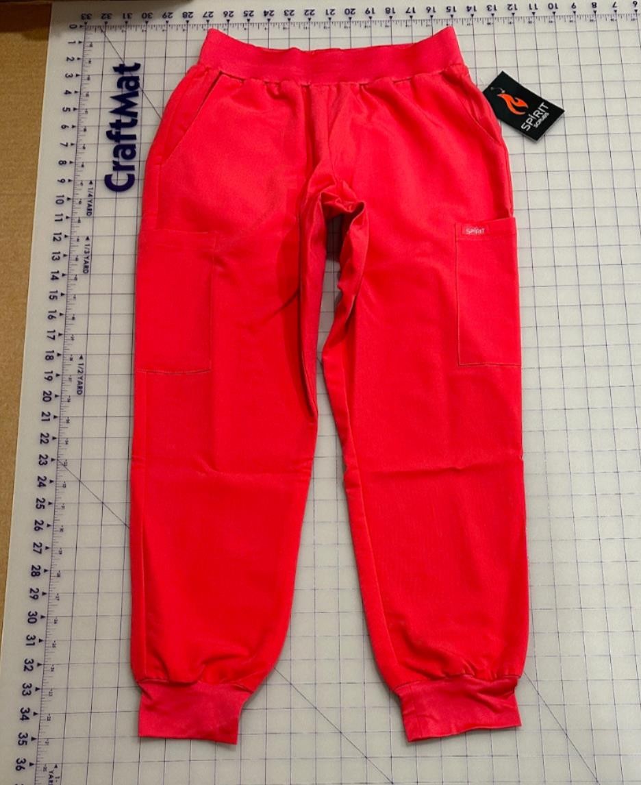 NWT Spirit Scrubs Women’s 6 Pocket Drawstring Cargo Jogger Pant Petite XS