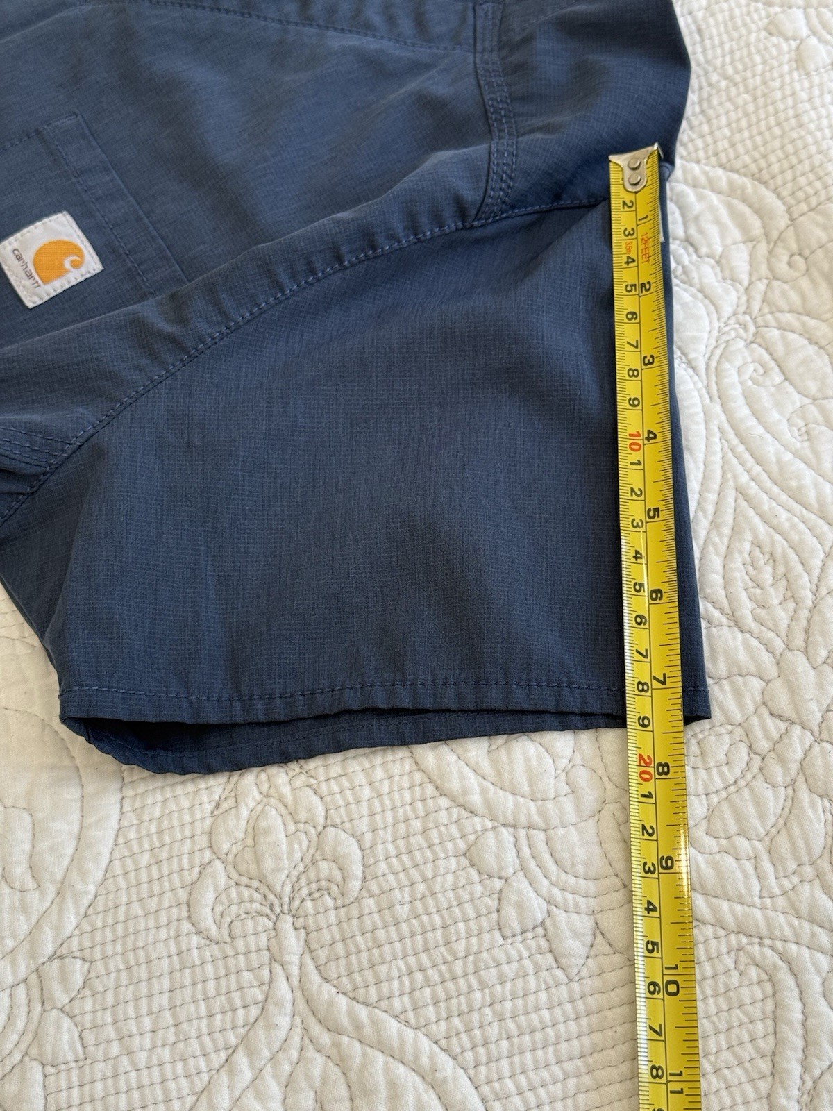 Carhartt Force Women’s Short Sleeves Scrub Top Sz M Navy Blue Lots Of Pockets