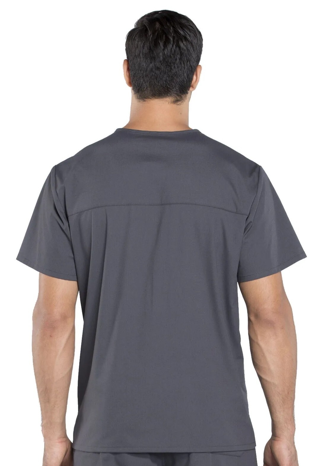 Scrubs Cherokee Workwear Men V Neck Top WW695 PWT Pewter Size M