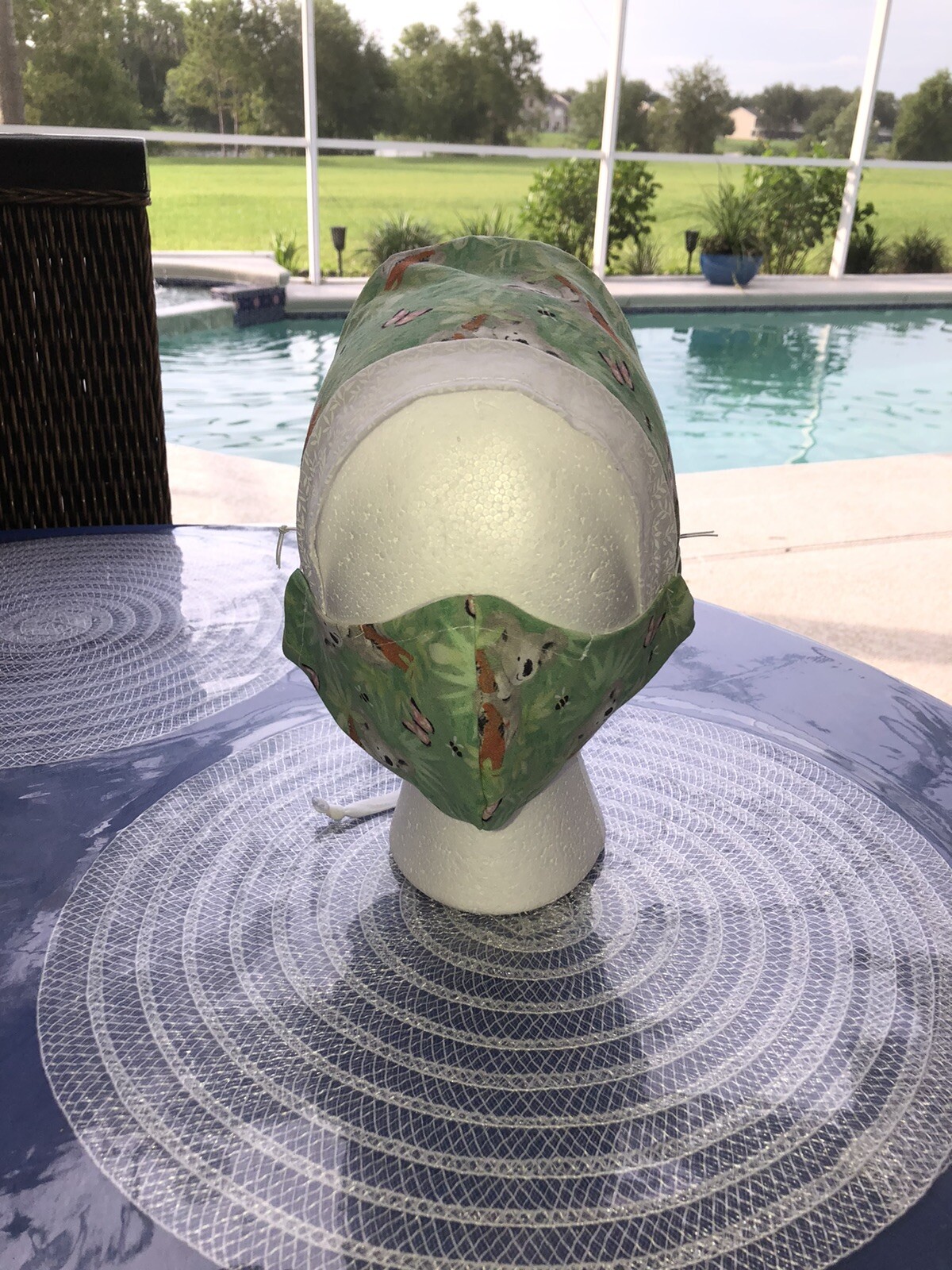 Koala Bear Scrub Hat & Mask