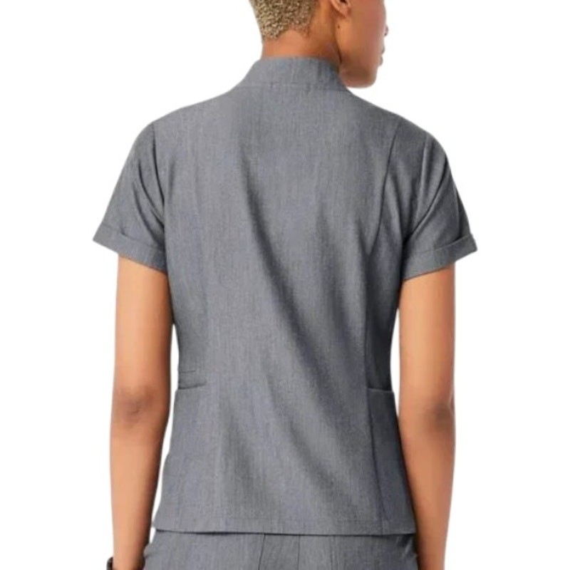 FIGS Inala Slim Scrub Top Women’s Small Graphite Gray Nursing Healthcare Rare LE
