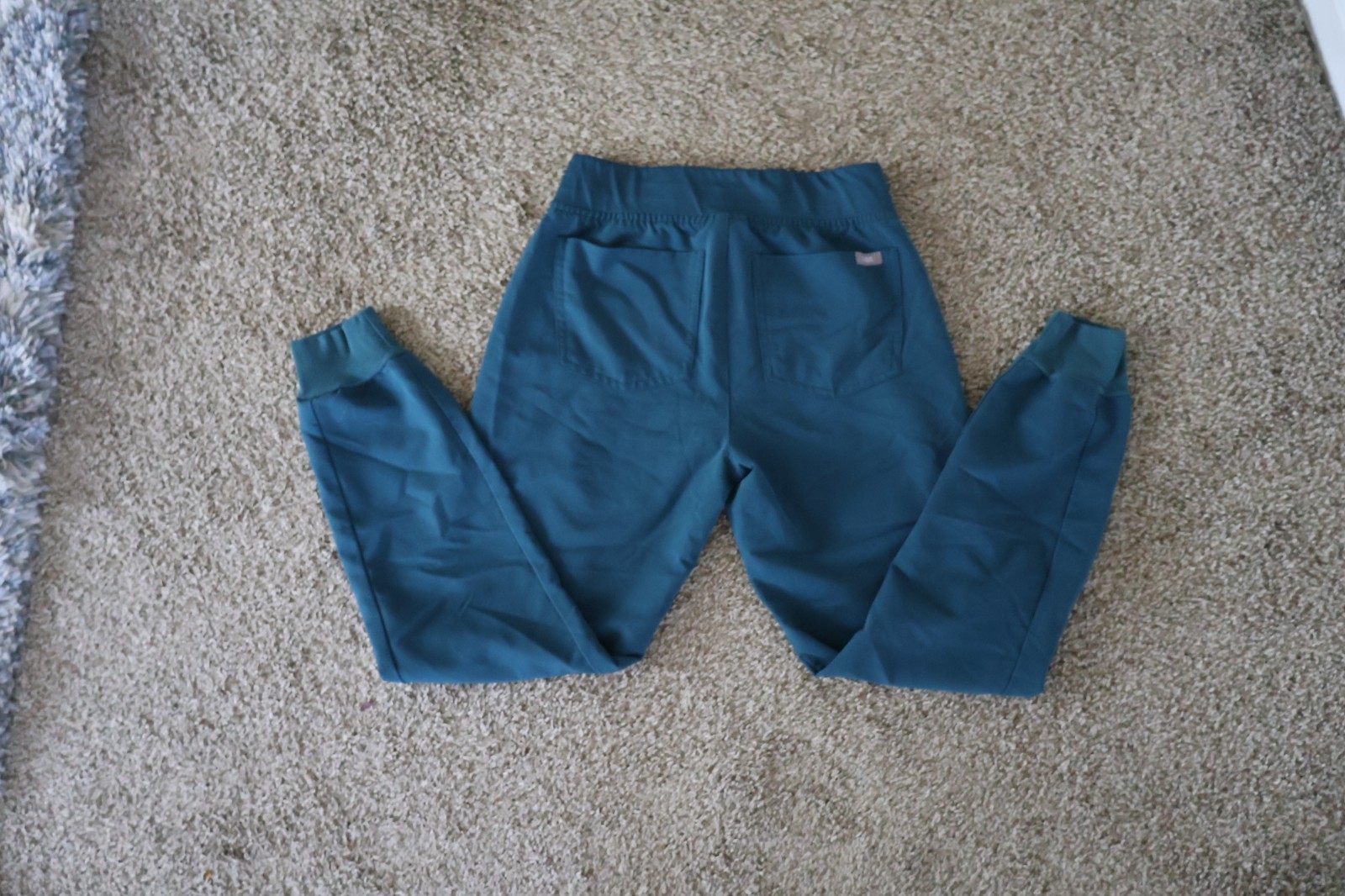 FIGS Zamora Jogger Scrub Pants XXS Petite Teal Technical Collection Pockets