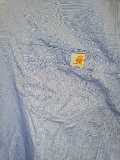 Carhartt Ripstop Bi-Swing Chest Pocket V-Neck Top PEWTER Men’s XL ~ NWT