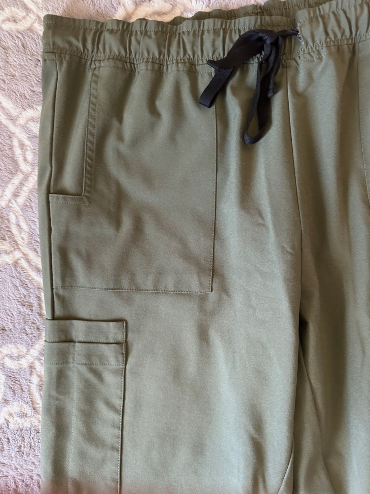 MED GEAR Men’s Size Medium Drawstring Green Scrub Pants