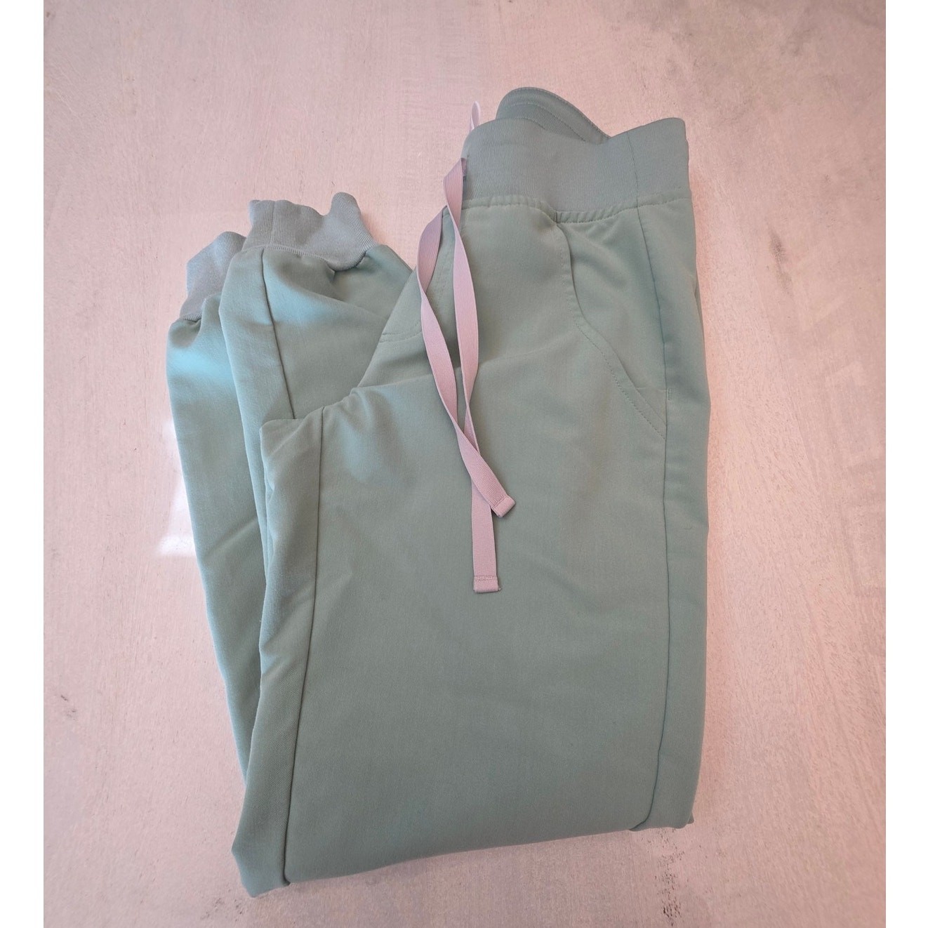 Figs Women’s Zamora Jogger Scrub Pants SZ XXSP Mint Green Medical Nursing