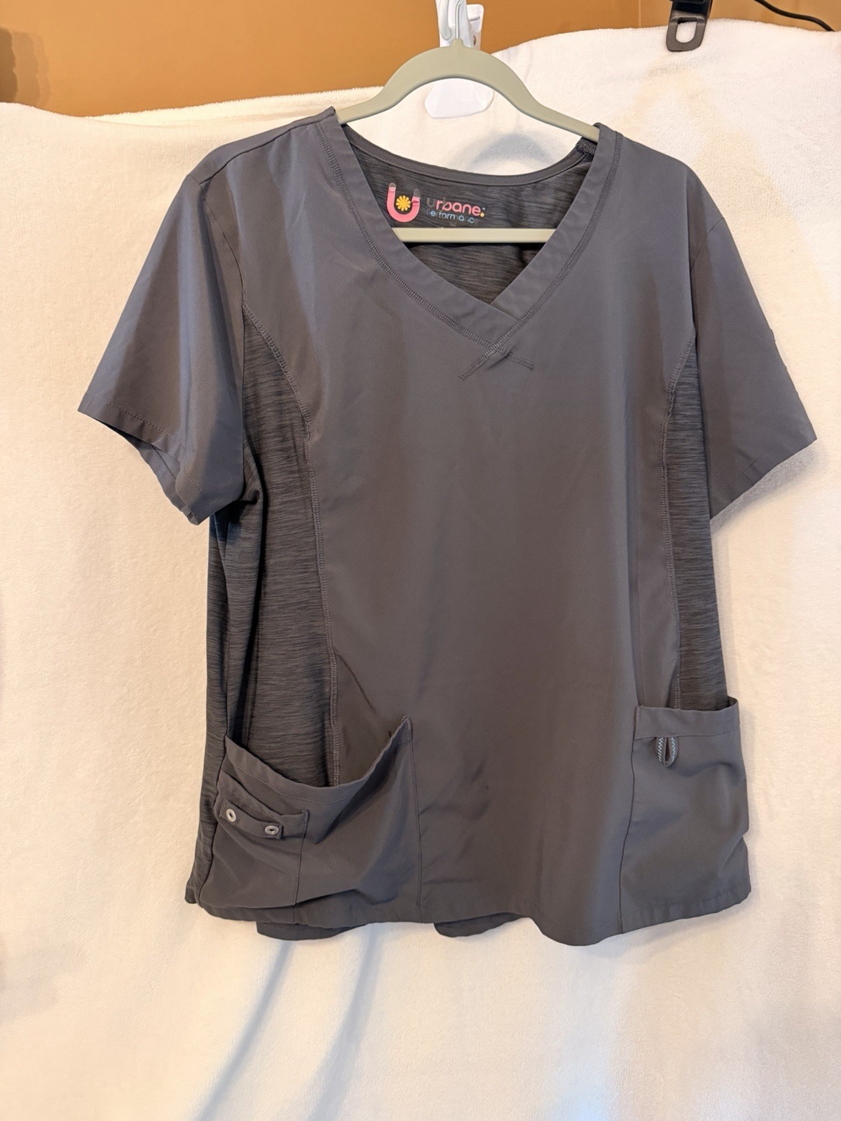 Urbane Performance Stretch Sides Gray Scrub Too Women’s XL. 1S