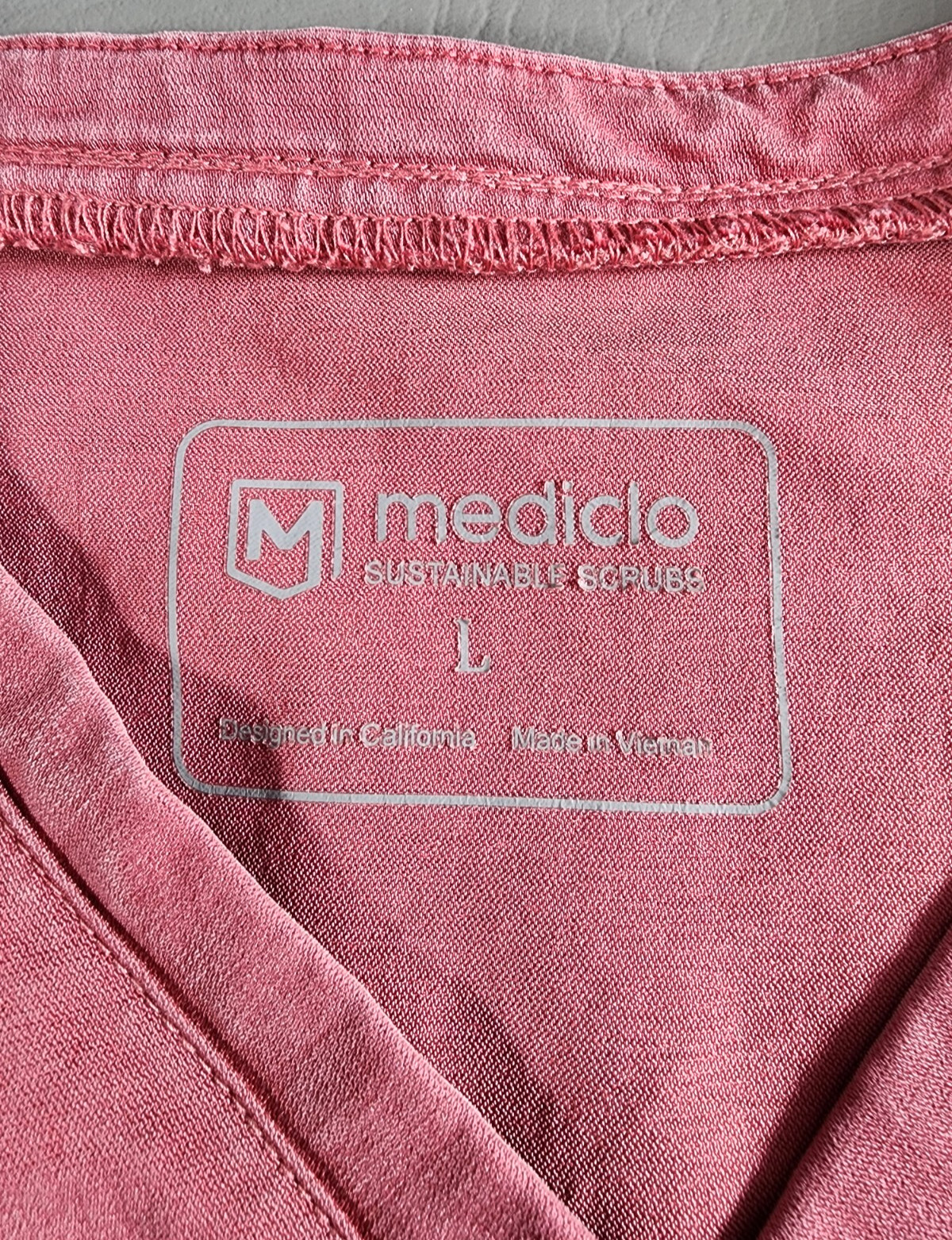 Mediclo Sustainable Scrubs – L – Mauve