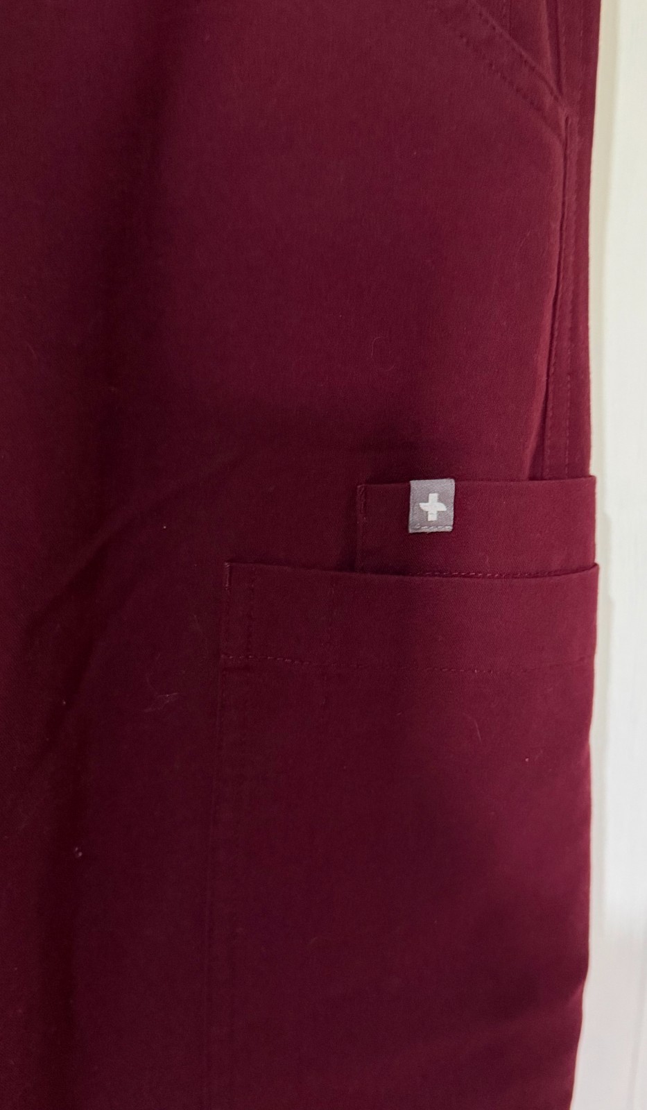 FIGS Scrub Pants Womens Small Maroon Burgundy Medical Uniform Pants 0165