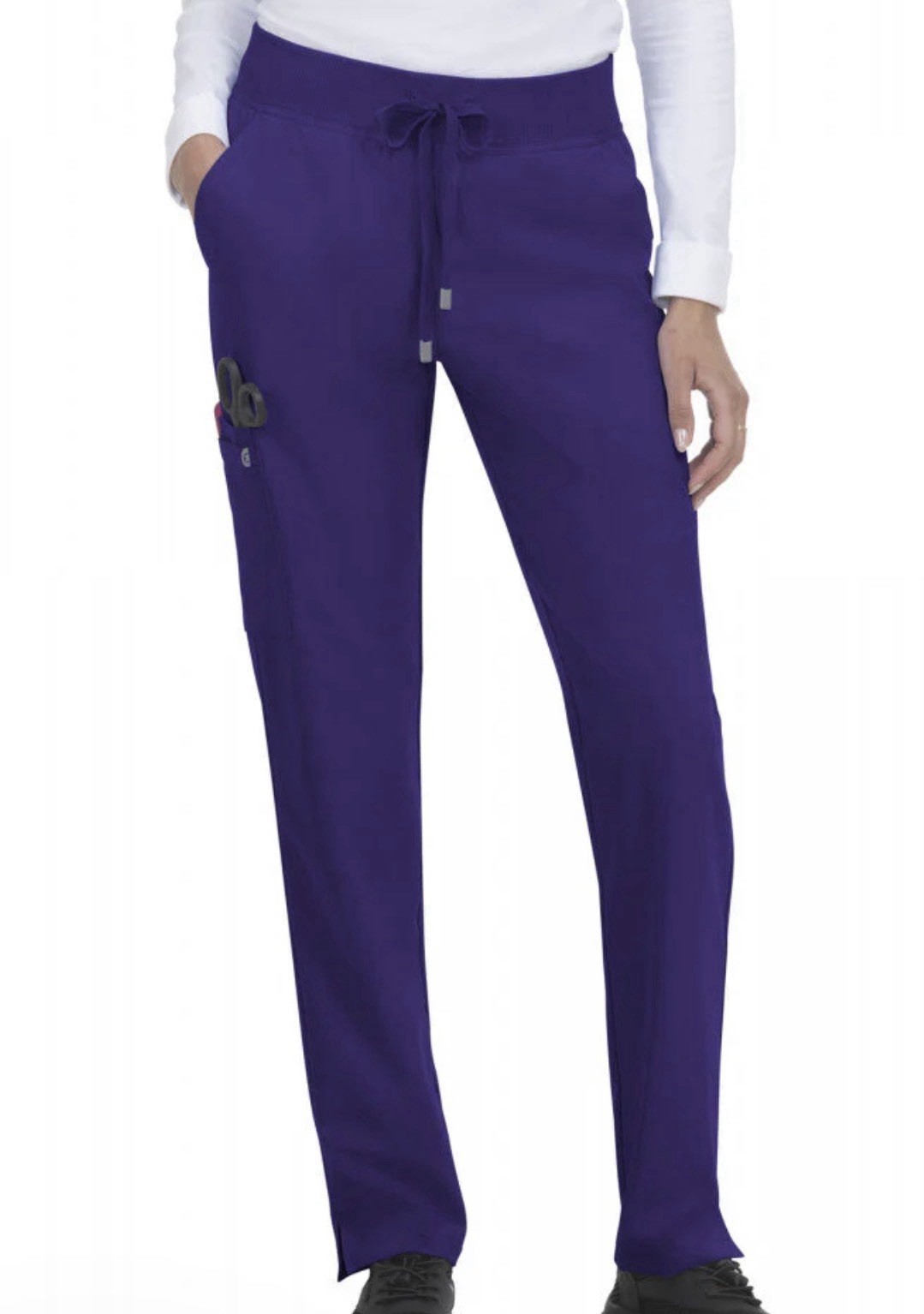 Cureology by koi Atria Women’s Medium Regular Scrub Pants Grape Purple NWT!