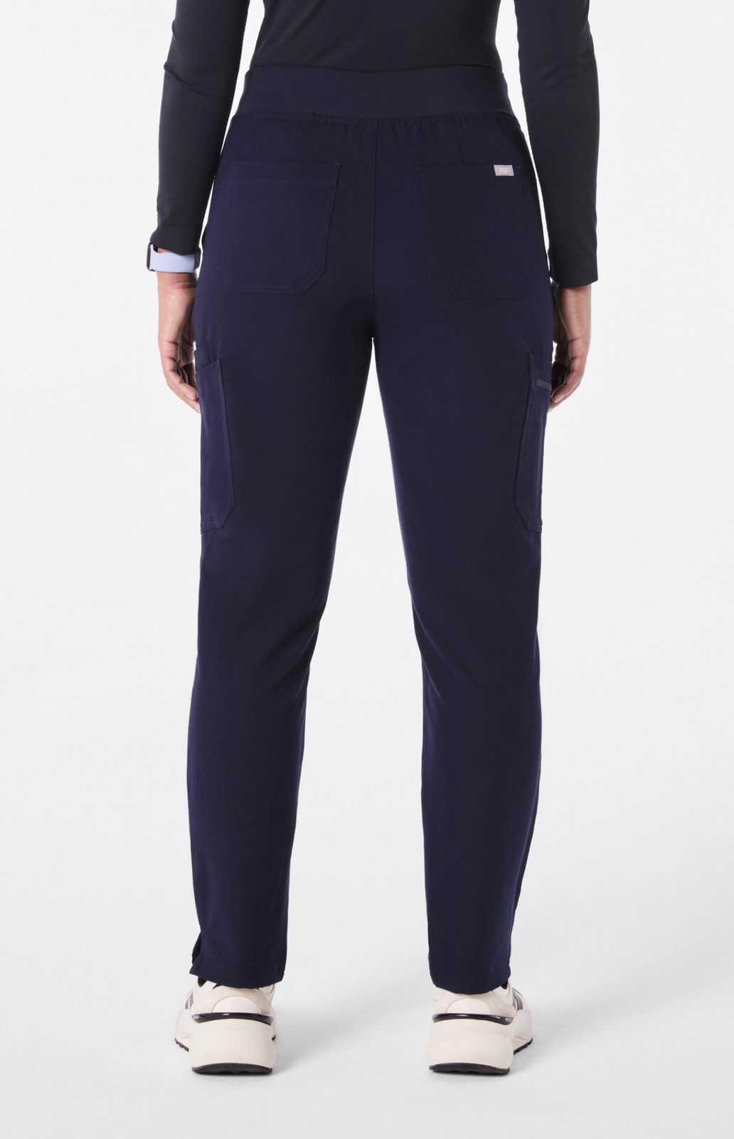 NWT FIGS Women’s Yola High-Rise Slim Scrub Pant in Navy Blue, Size XL Tall