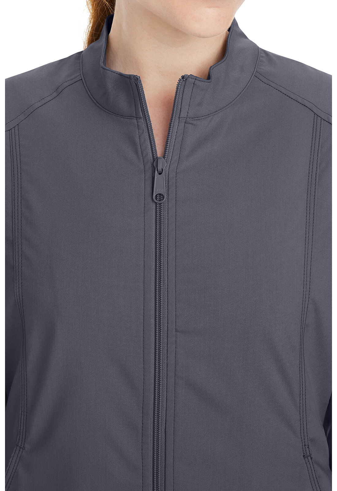 Pewter Healing Hands Purple Label Dakota Scrub Jacket 5038 PEWTE