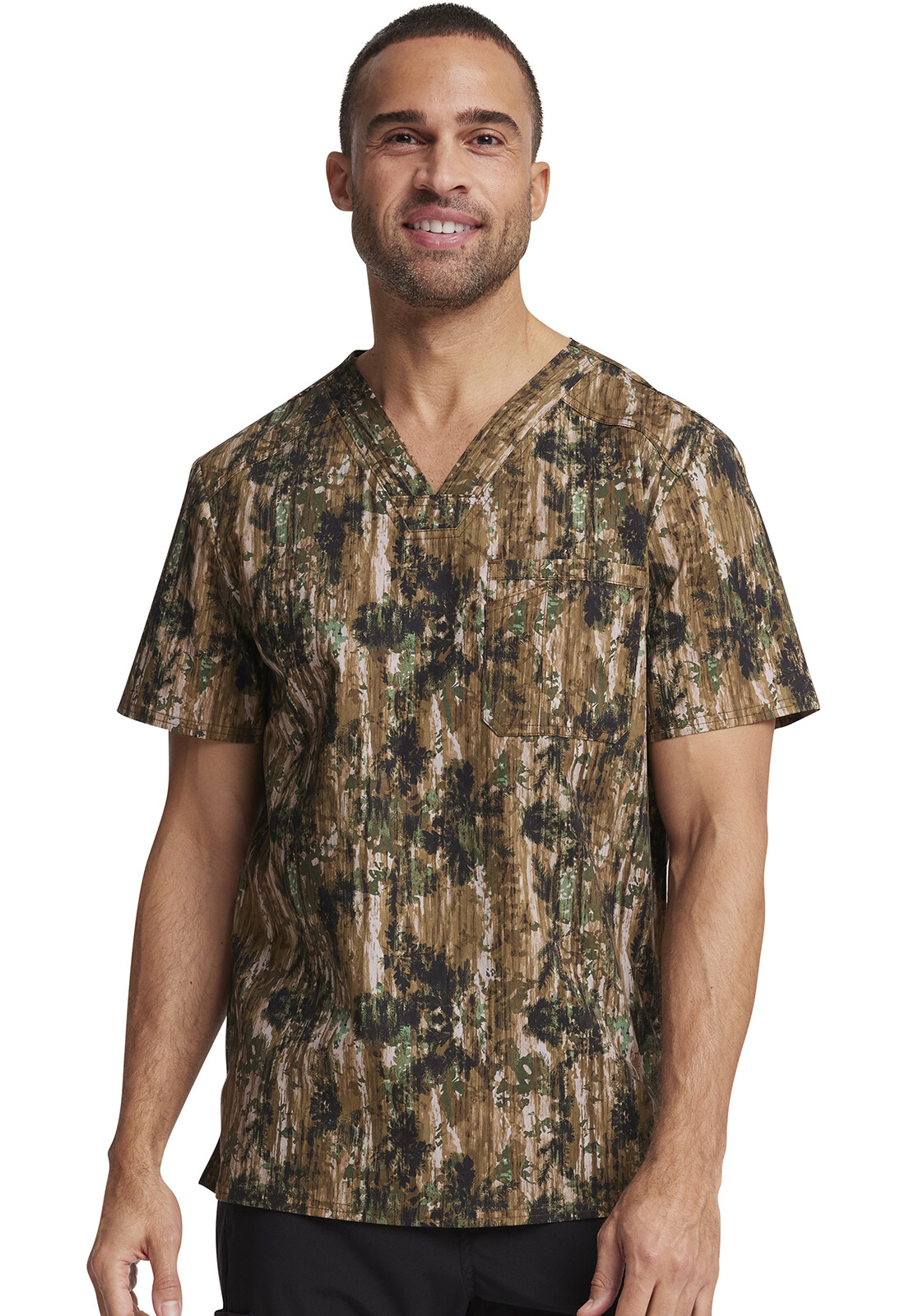 Outdoor Life Cherokee Scrubs Genuine Mens V Neck Top CK692 ODLF