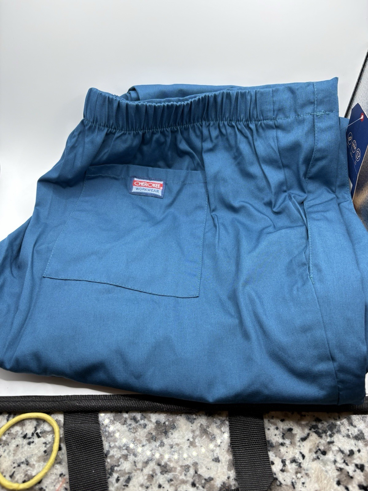 Cherokee Workwear Mens Traditional 4000T Tall Scrub Pants XL Caribbean NWT