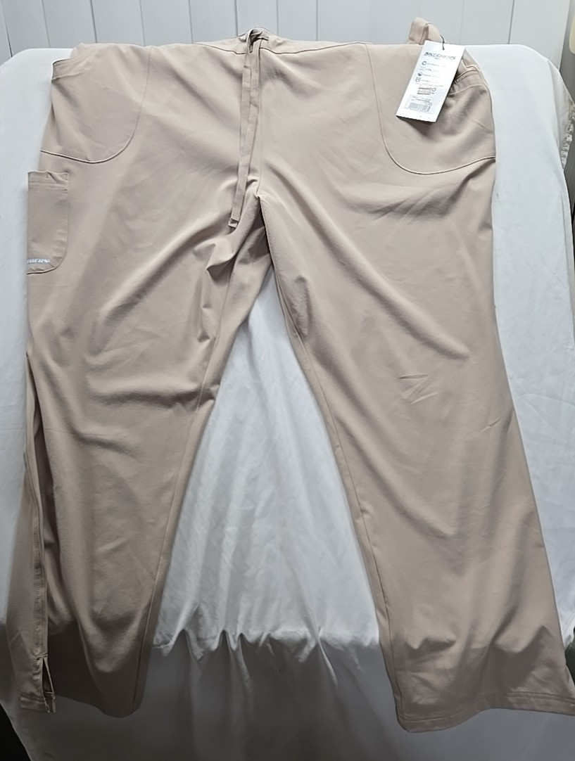 Skechers Scrub Pants Reliance Cargo Blk. XL Tall 34″ Inseam NWT