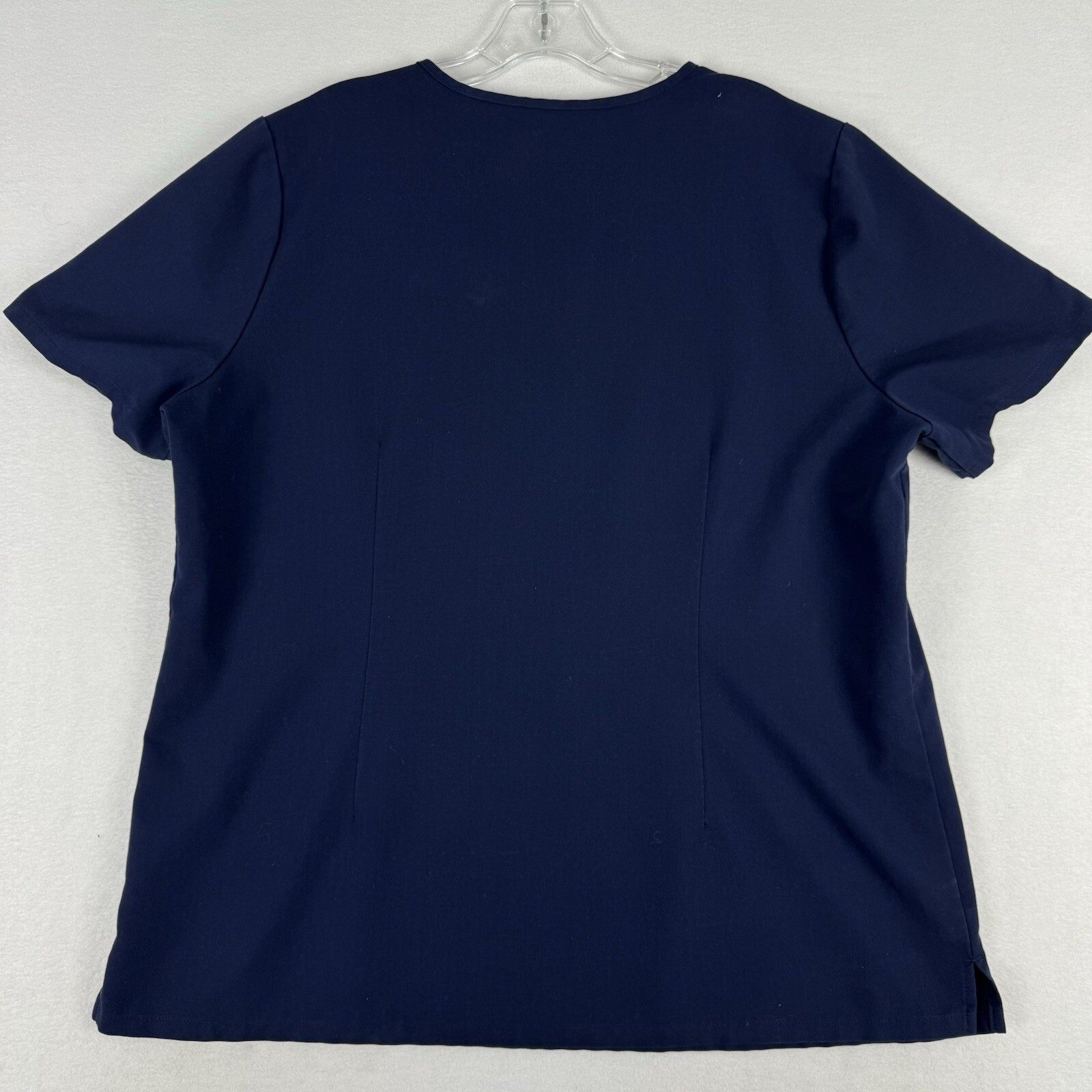 FIGS Technical Collection Scrub Top Womens XL Short Sleeve Blue Shirt FW1000