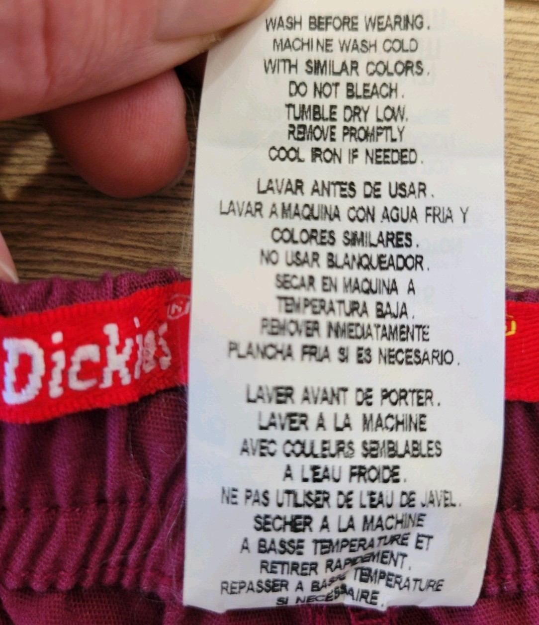 Dickies Women’s Purple Scrub Pants Drawstring Cargo Pocket L Twill 86206