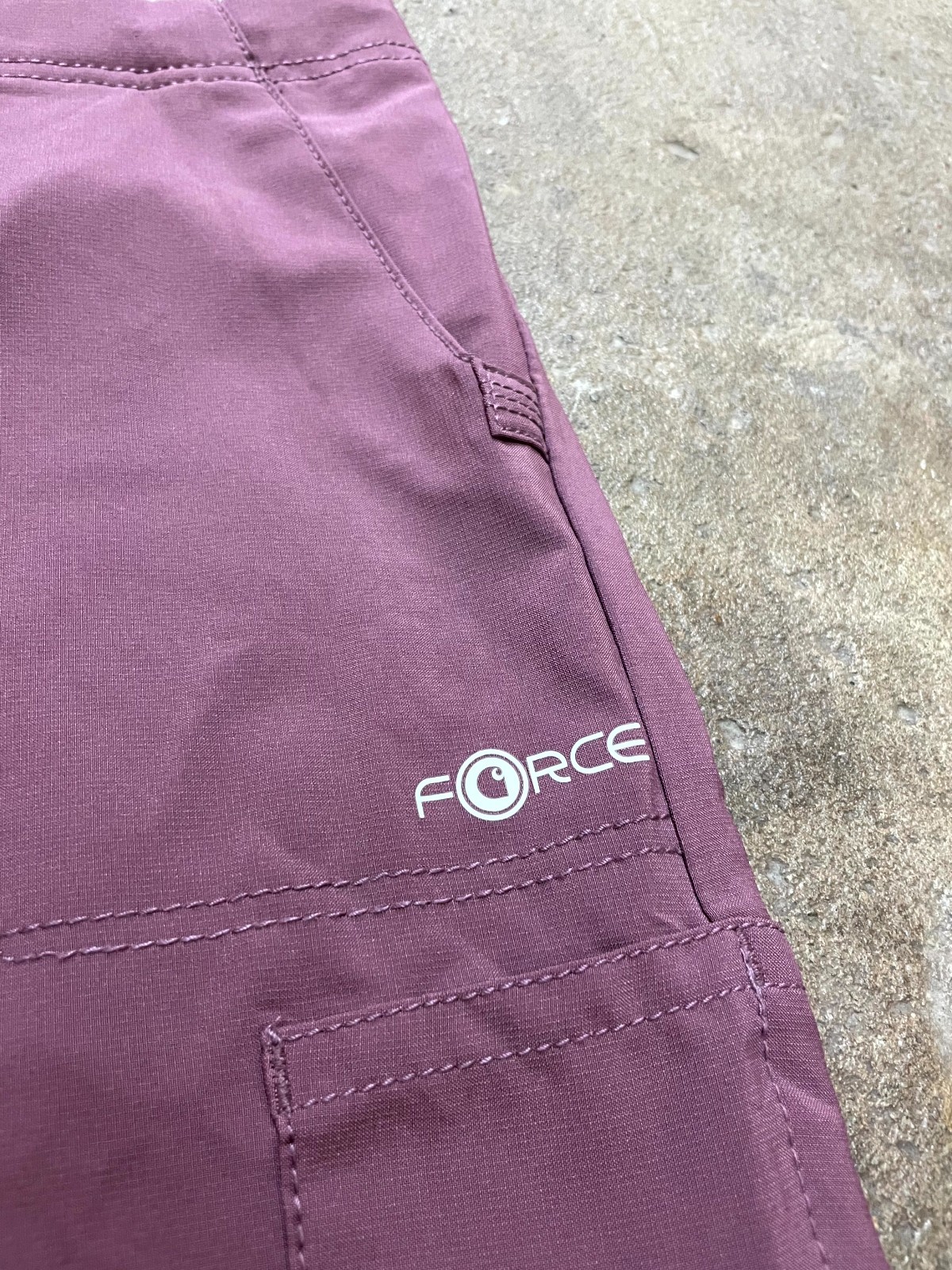 Carhartt Force Cross Flex Scrub Pant Womens 2XL Plum Stretch Bootcut Leg Medical