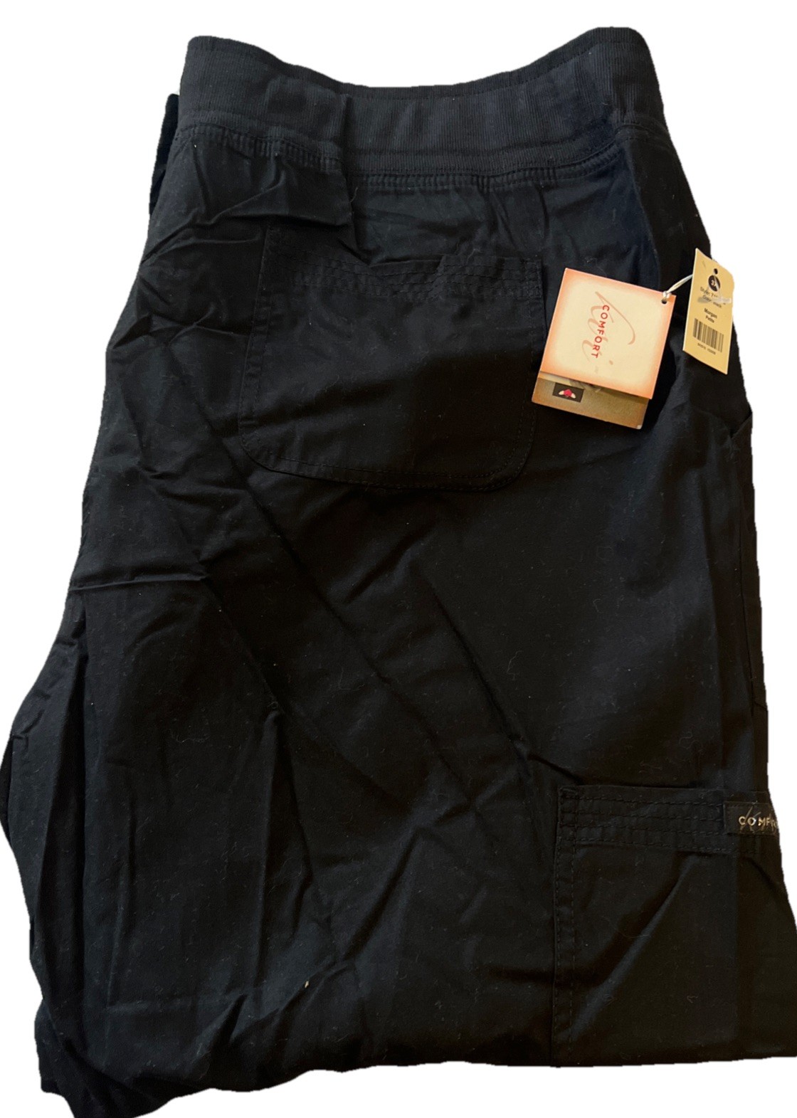KOI 713 Comfort Morgan Pant 3X Petite Cotton/Polyester Blend NWT