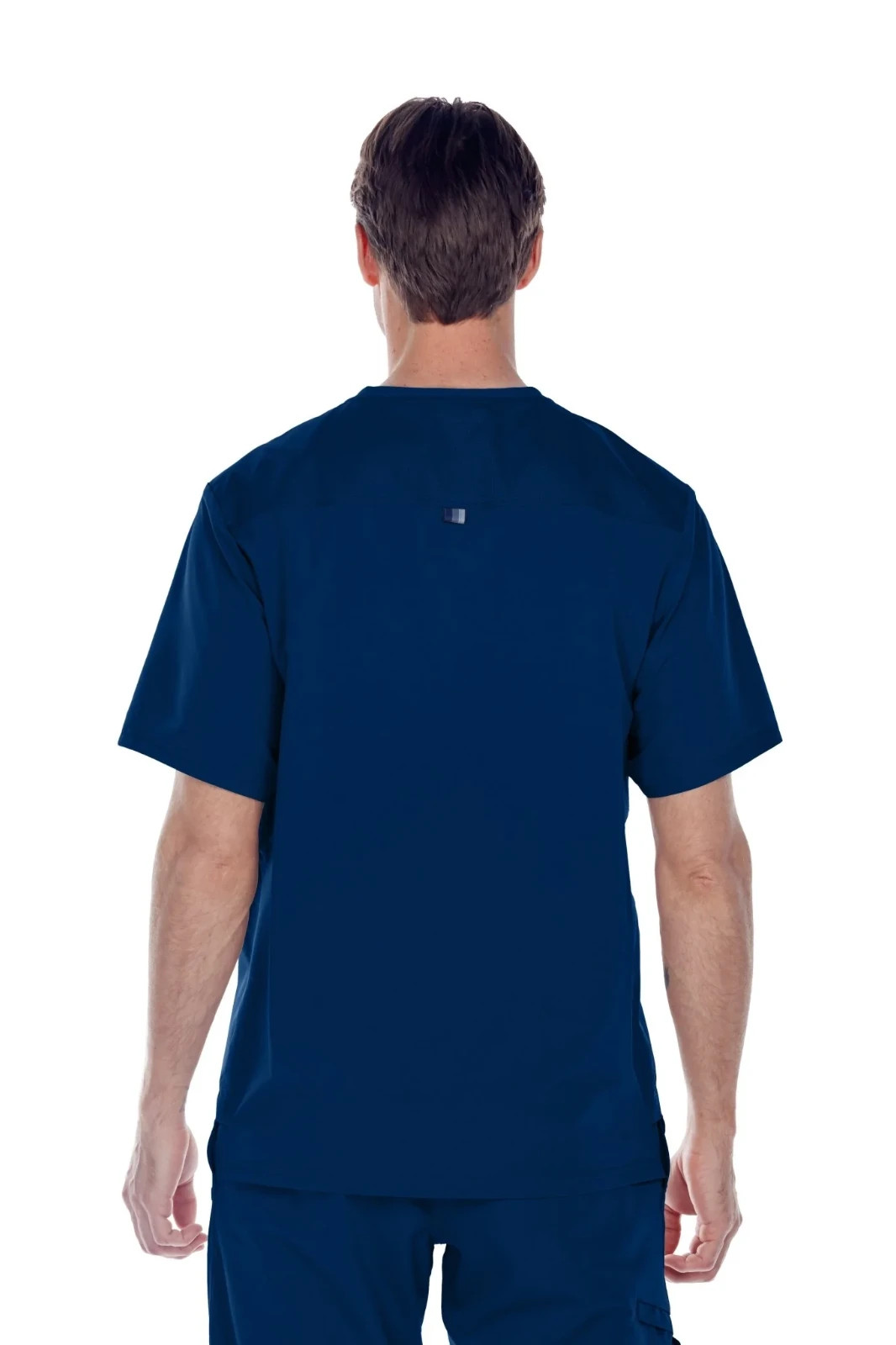 BARCO ONE WELLNESS MENS 1 POCKET SCRUB TOP IN NAVY BLUE IN ALL SIZES #BWT010 NWT