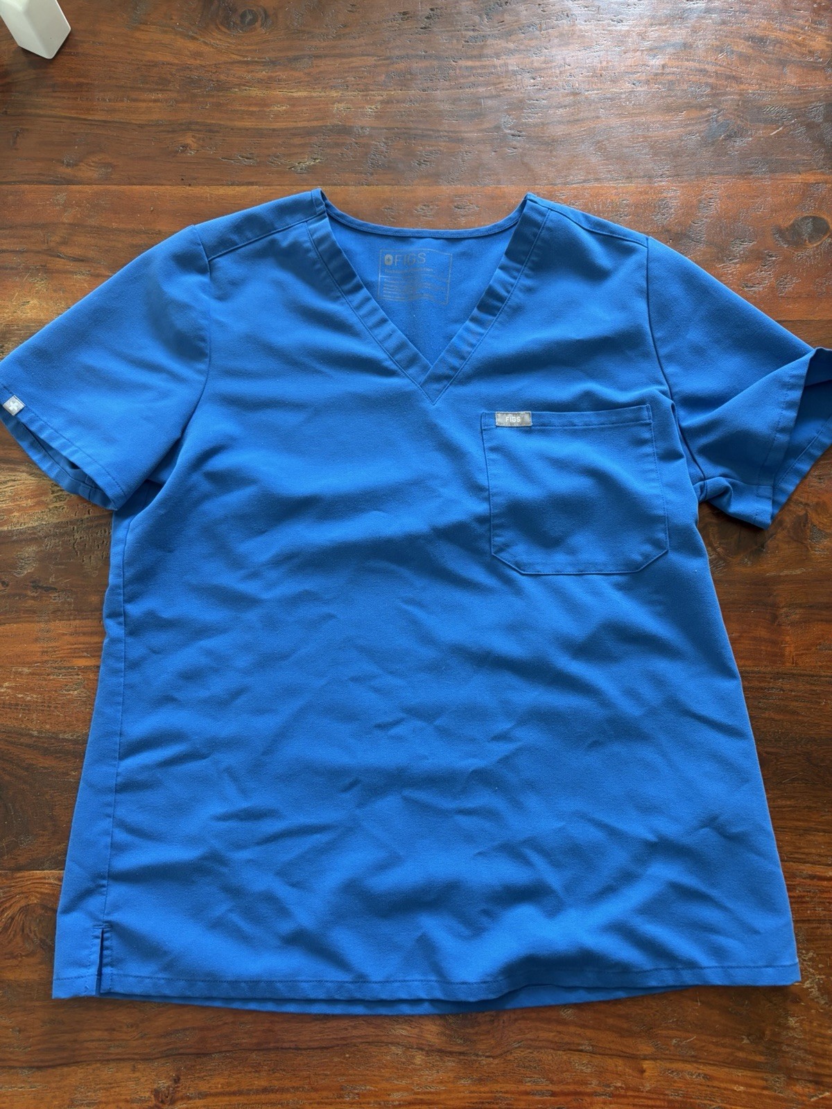 FIGS Catarina One-Pocket Scrub Top Women’s Large Blue Fw1000
