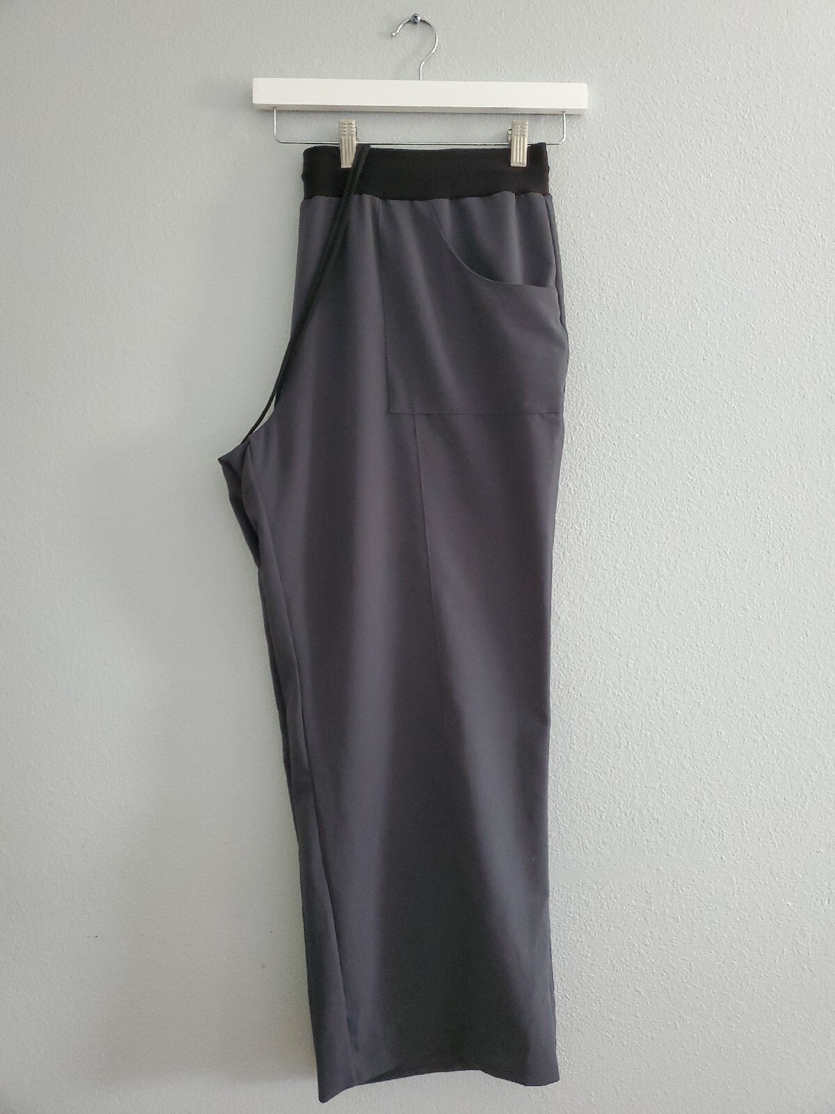 ave By Medline Womens 2XL Gray Medical Drawstring Scrub Bootcut Pants