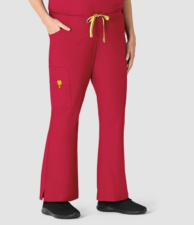 WONDERWINK Origins Romeo drawstring pockets Women’s Scrub Pants -XL (TALL) -Red