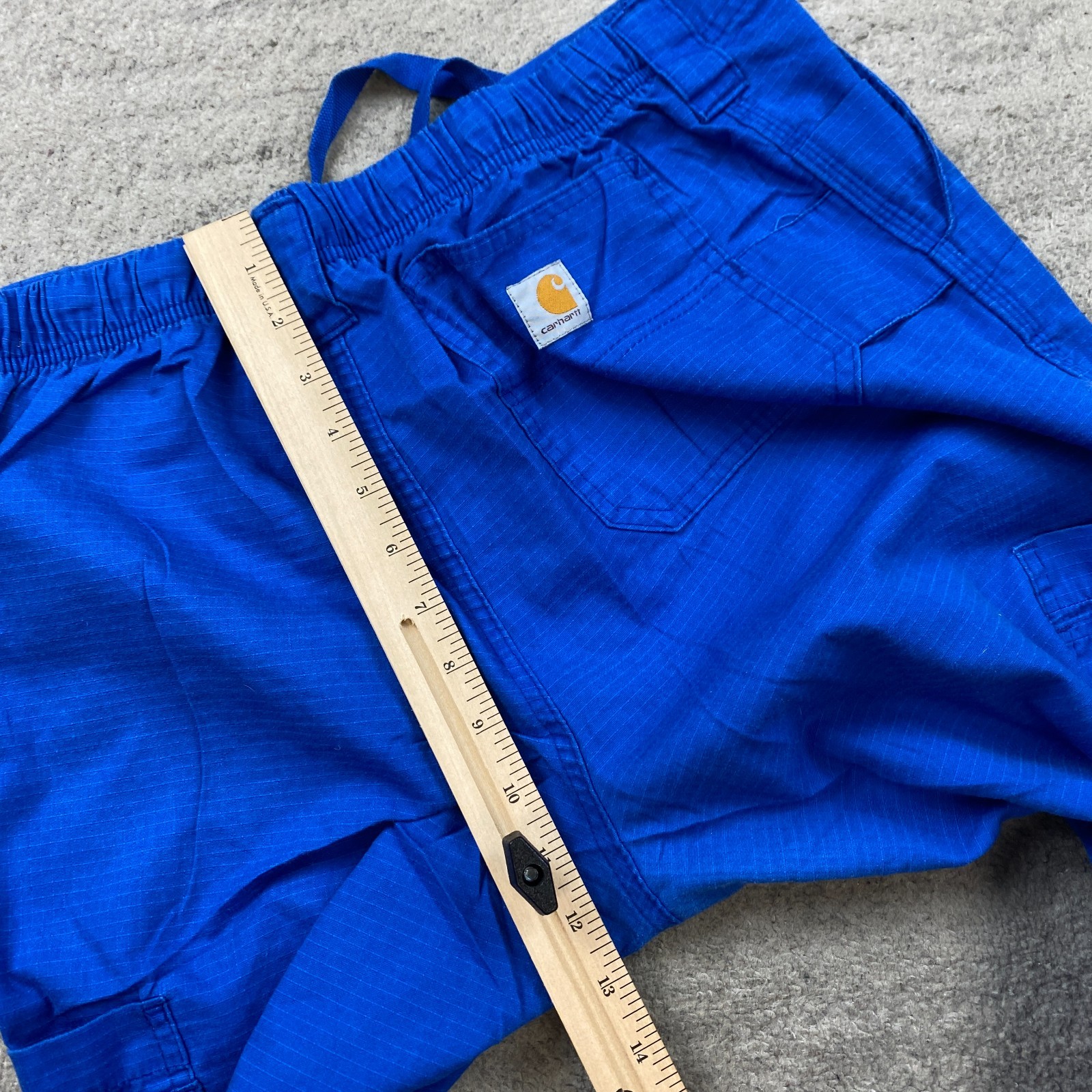 Carhartt C54108 Scrub Ripstop Cargo Pant Medium Blue Nurse Medic Hospital 34×30