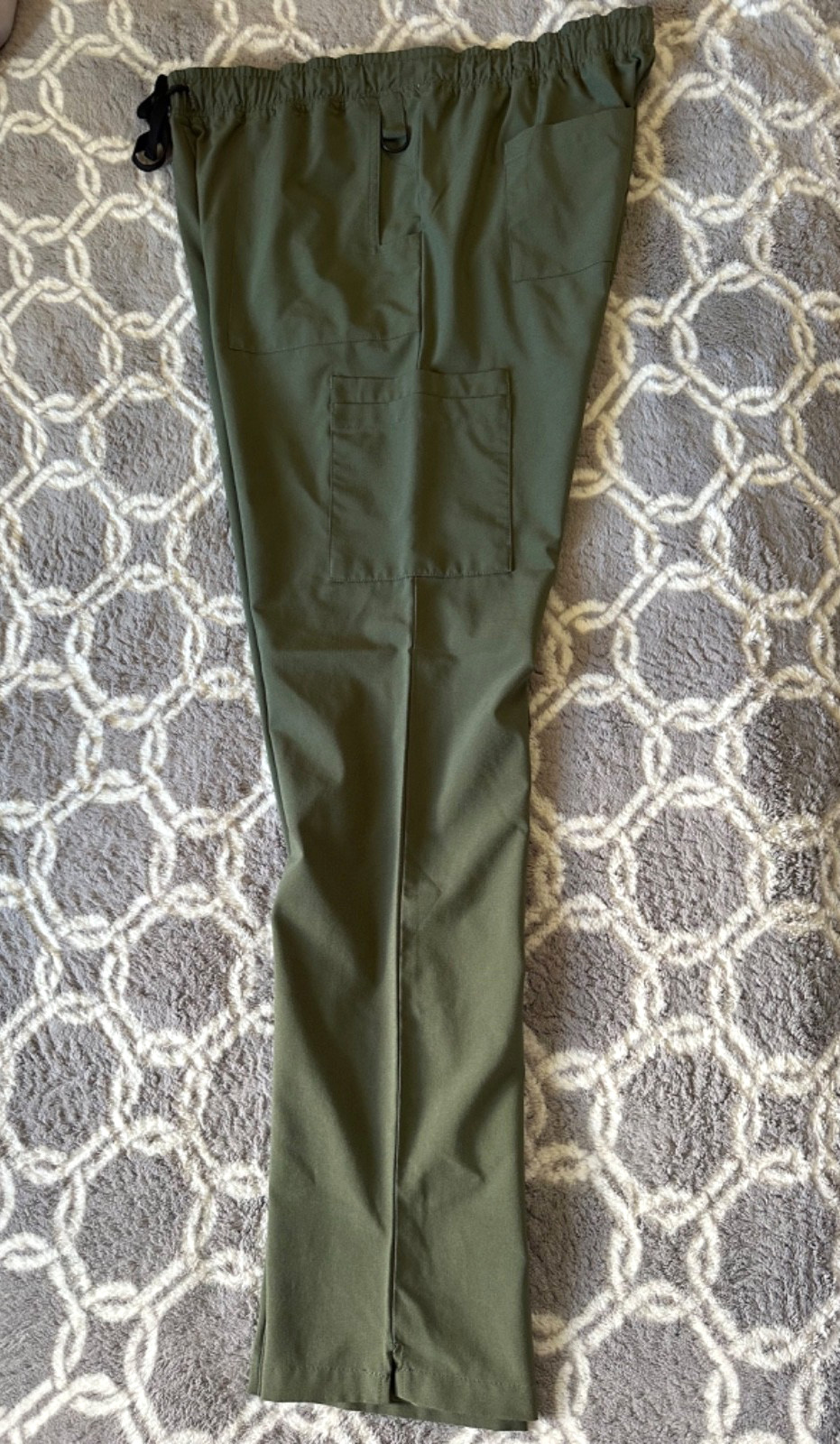 MED GEAR Men’s Size Medium Drawstring Green Scrub Pants