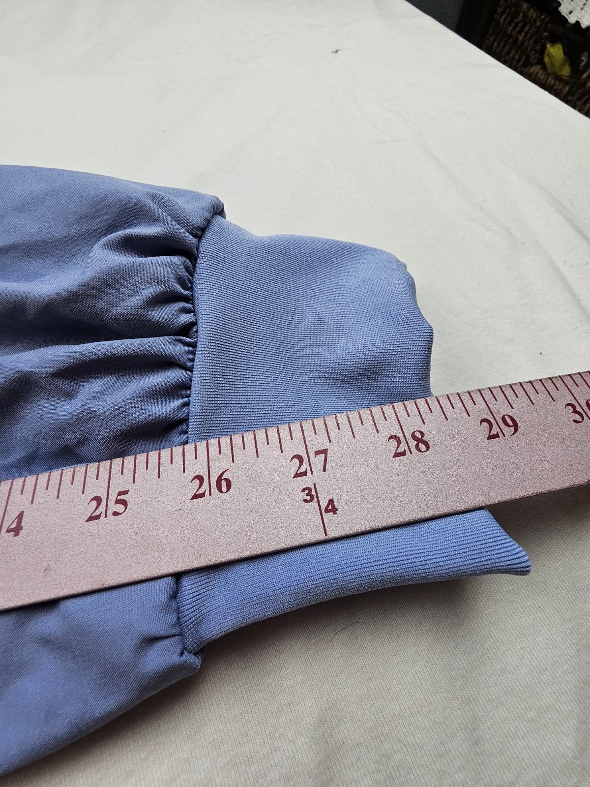 Niaahinn Scrub Set Jogger Pants Ceal Blue Womens Size XXL Pit To Pit 24in 30×28
