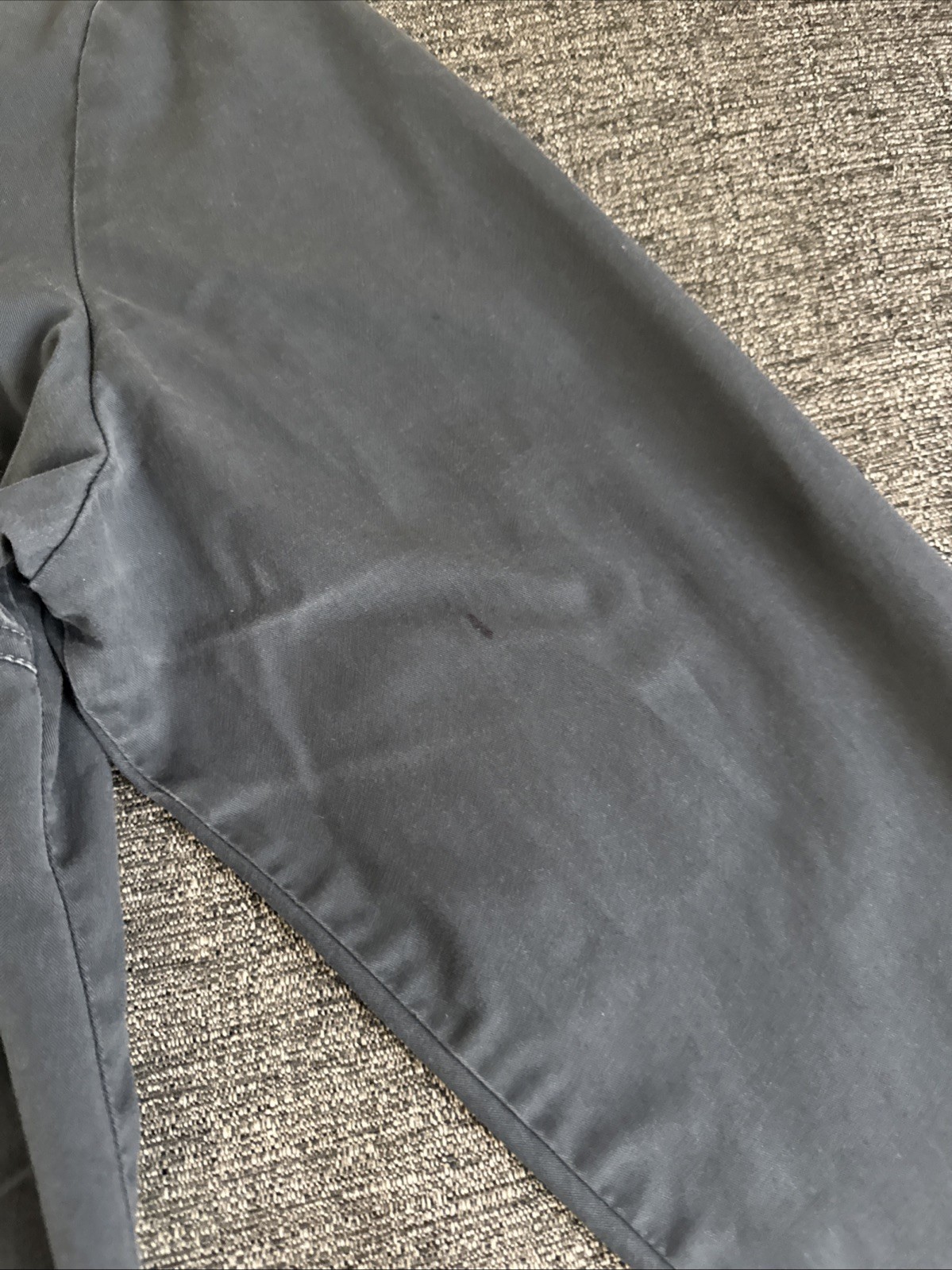 Cherokee Workwear Core Stretch Women’s Gray Zip-Front Scrub Jacket, Sz M