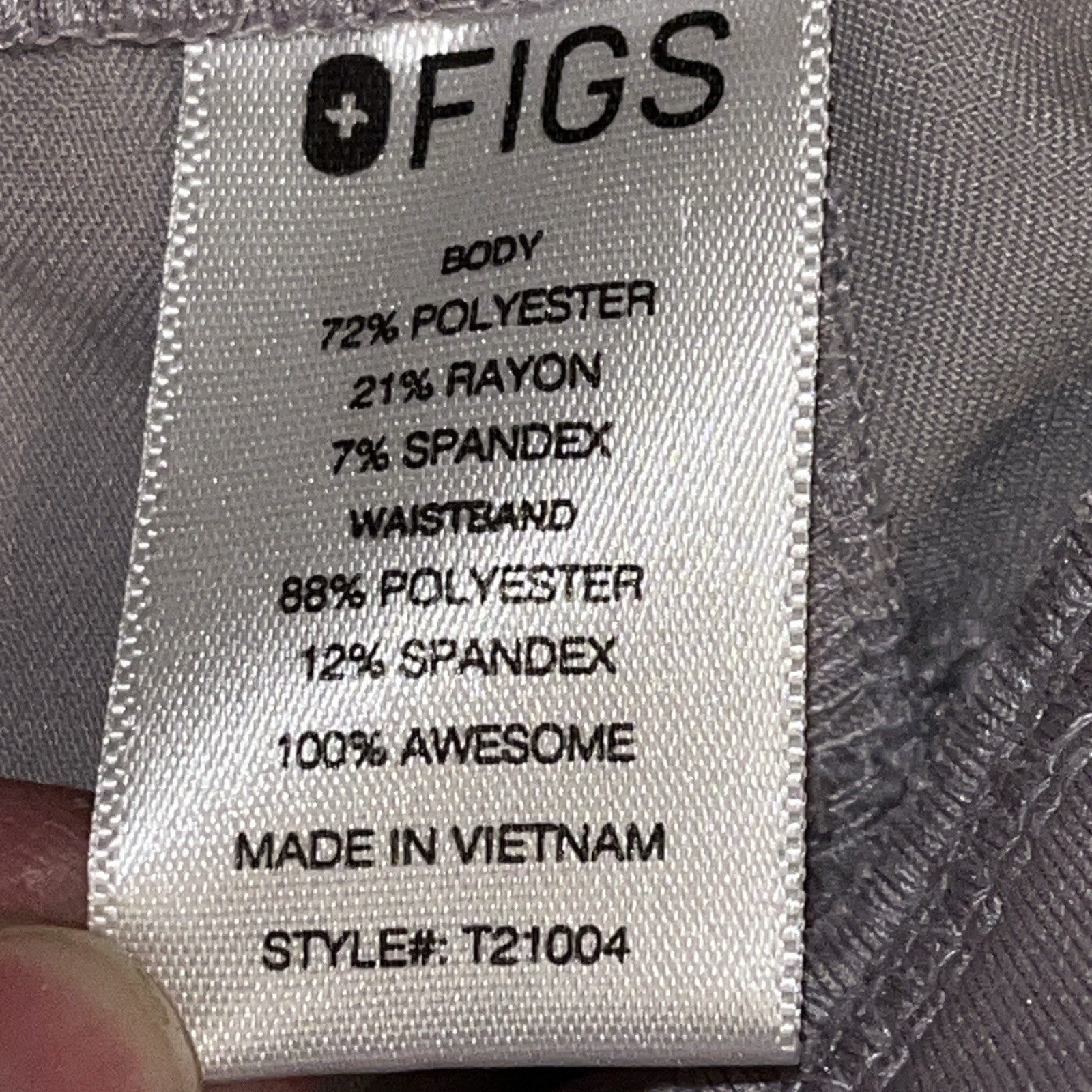 Figs Medical Scrub Pants Kade Slate Women’s XL Nursing Cargo Pockets Uniform