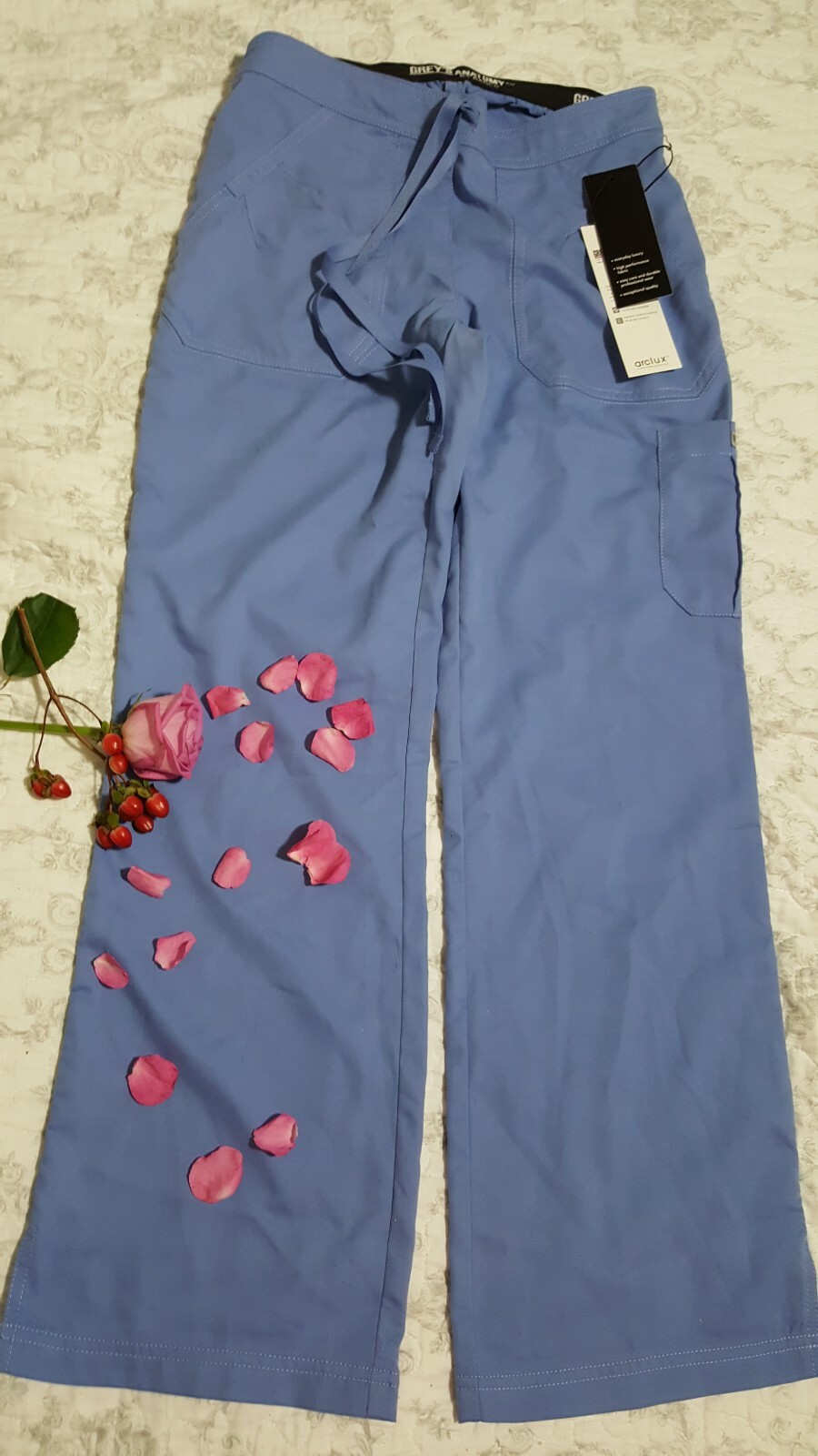 Grey’s Anatomy Women’s Scrub Pant Ciel Blue- Sky Blue Size XS NWT
