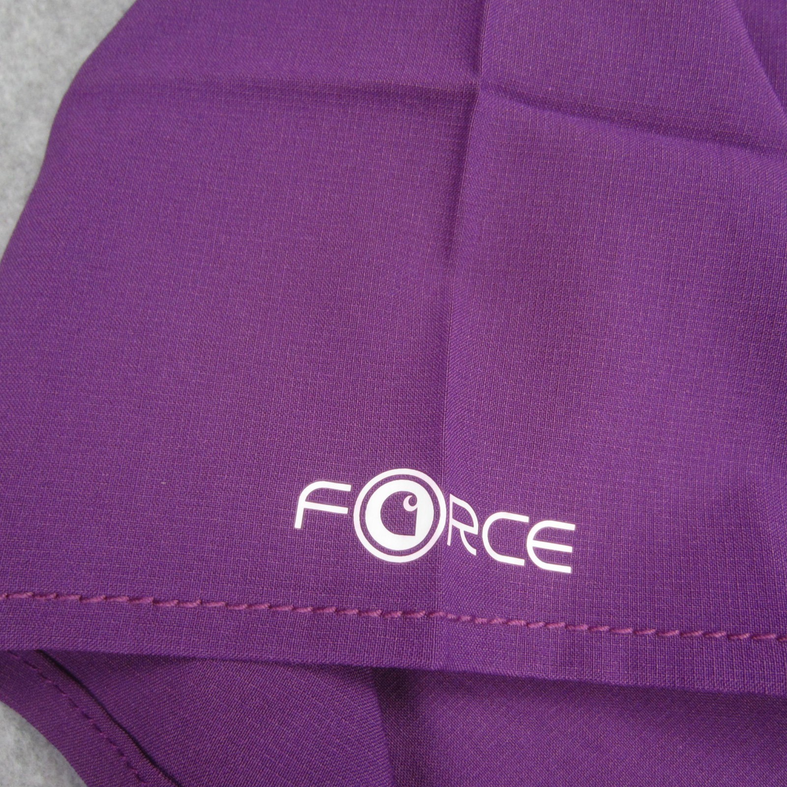 Carhartt Force Scrub Womens Large Purple Cross-Flex Modern Fit V Neck Top
