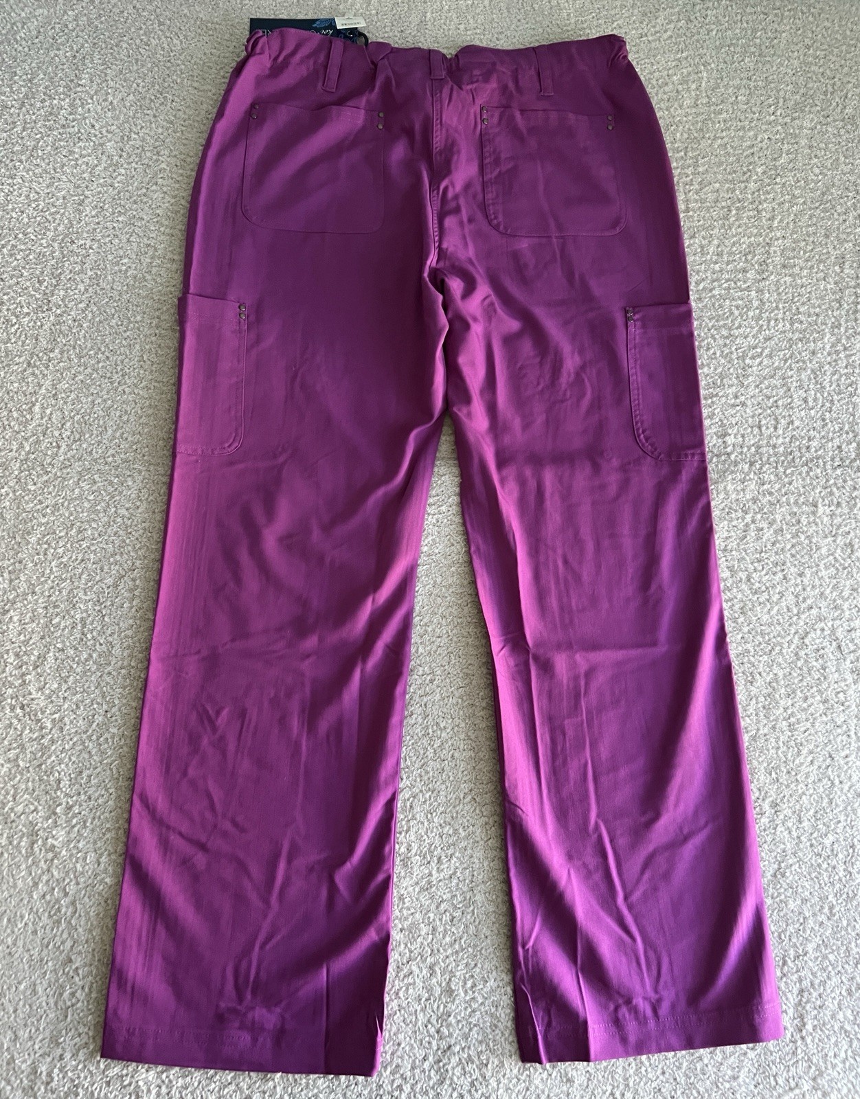 Koi Sapphire Scrub Pants Women’s Sz Medium Regular Plum Alicia Nursing Medical