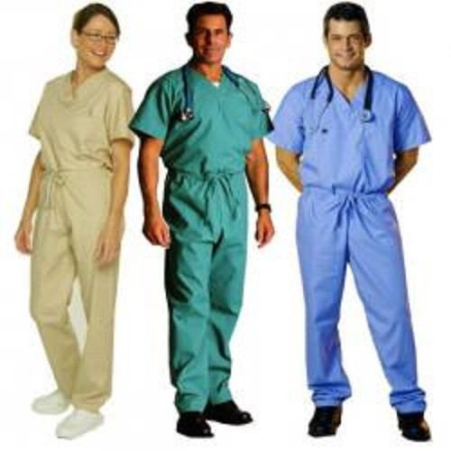 New Medical Scrubs-2 pocket- V-Neck- Drawstring