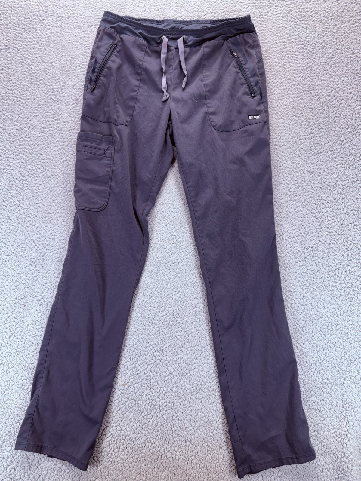 Grey’s Anatomy by Barco Gray Womens Size 30 Cargo Medical Uniform Scrub Pants