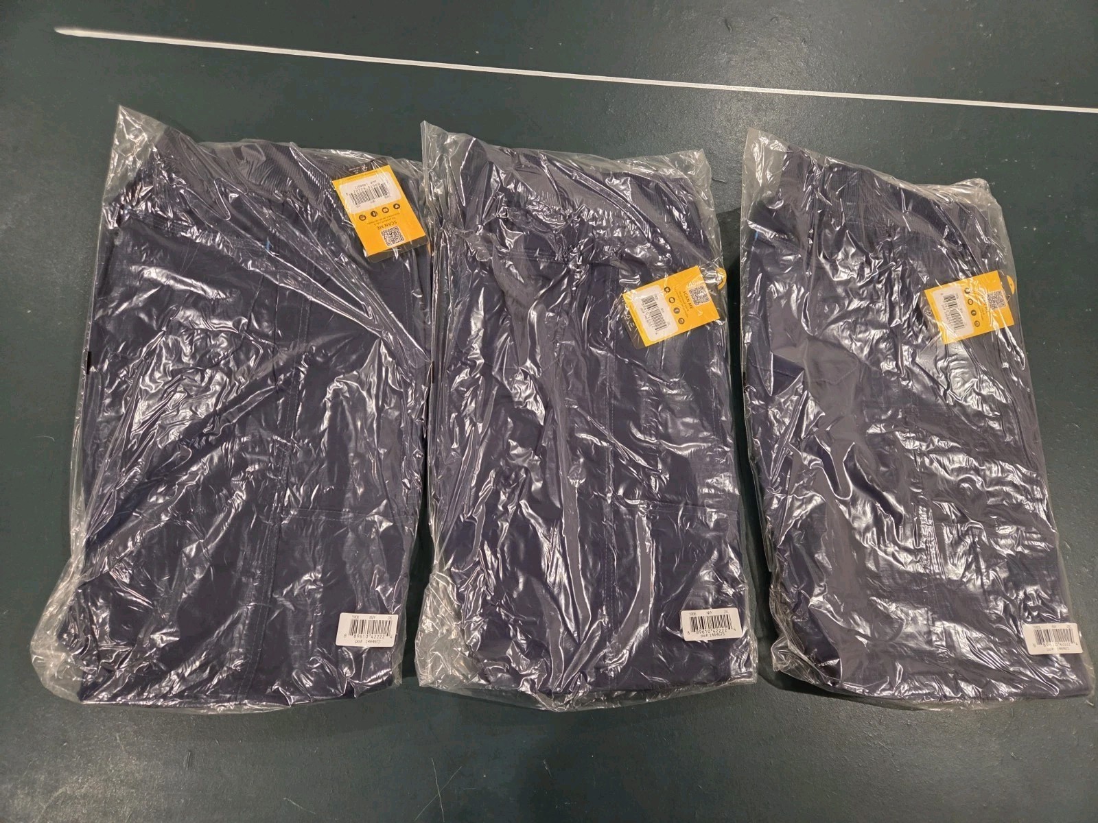 Lot of 3. Wonderwink 5908 Women’s Love Utility Cargo Joggers Navy FREE SHIPPING