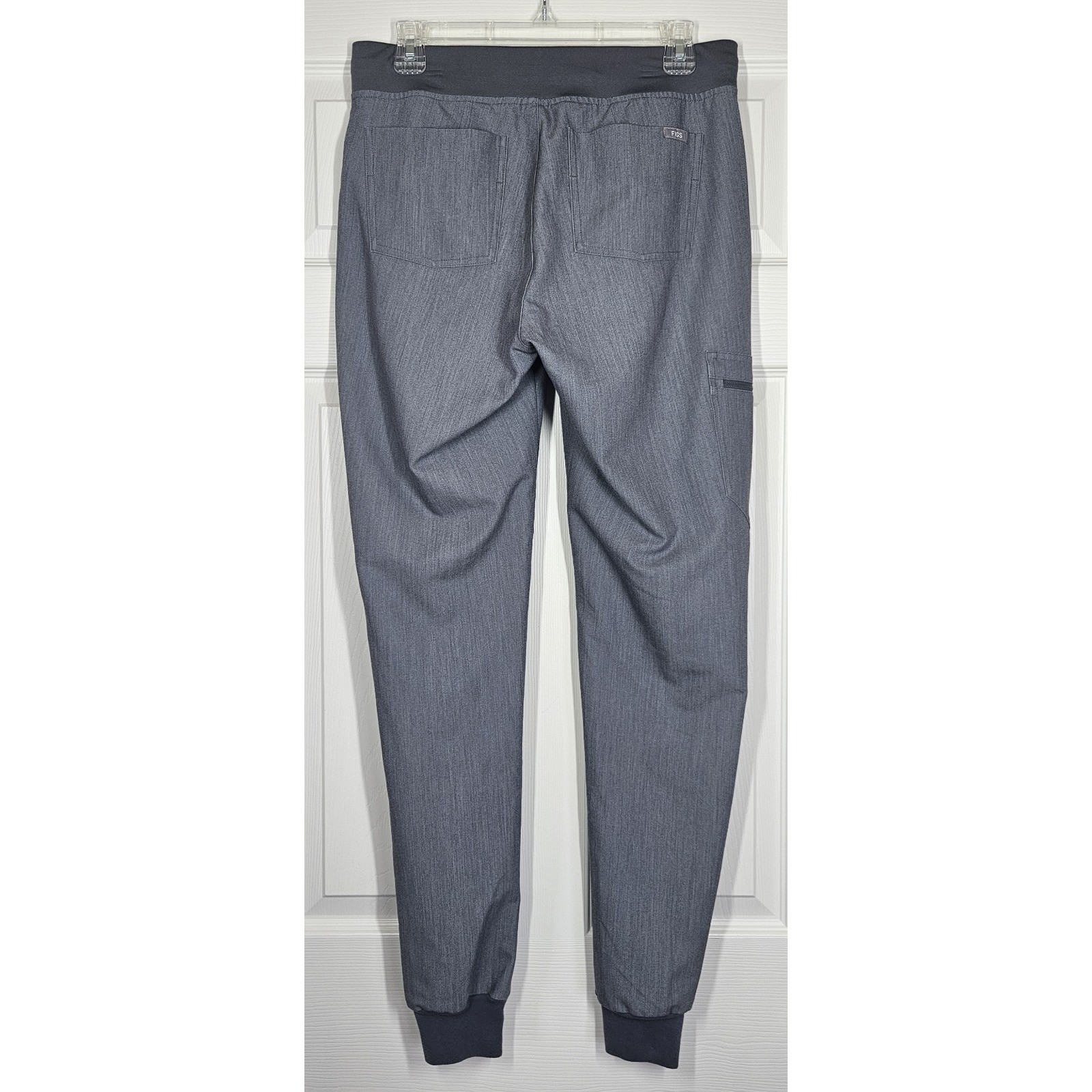 2 FIGS Zamora Jogger Scrub Pants Sz S/T Technical Collection Coral Gray Medical
