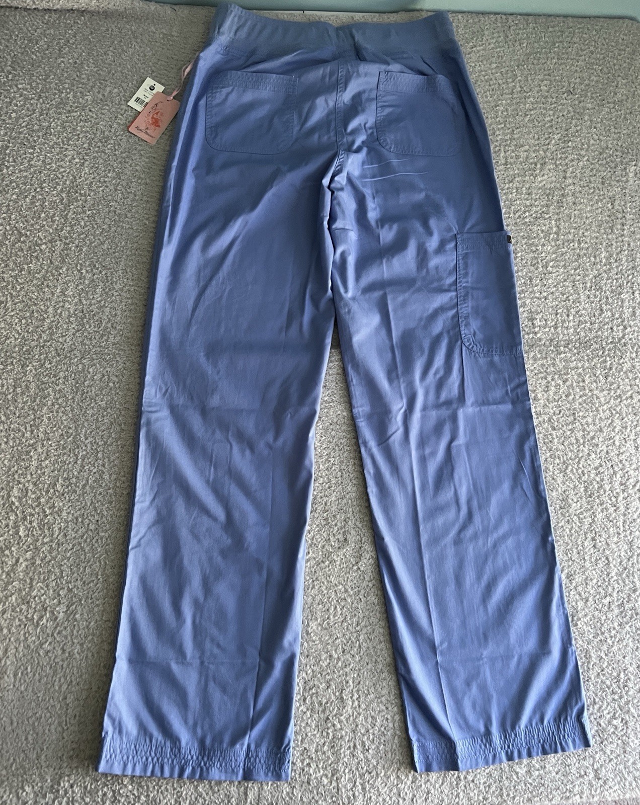 Koi Scrub Pants Women’s Medium Tall MT True Ceil Blue Morgan Nursing Medical