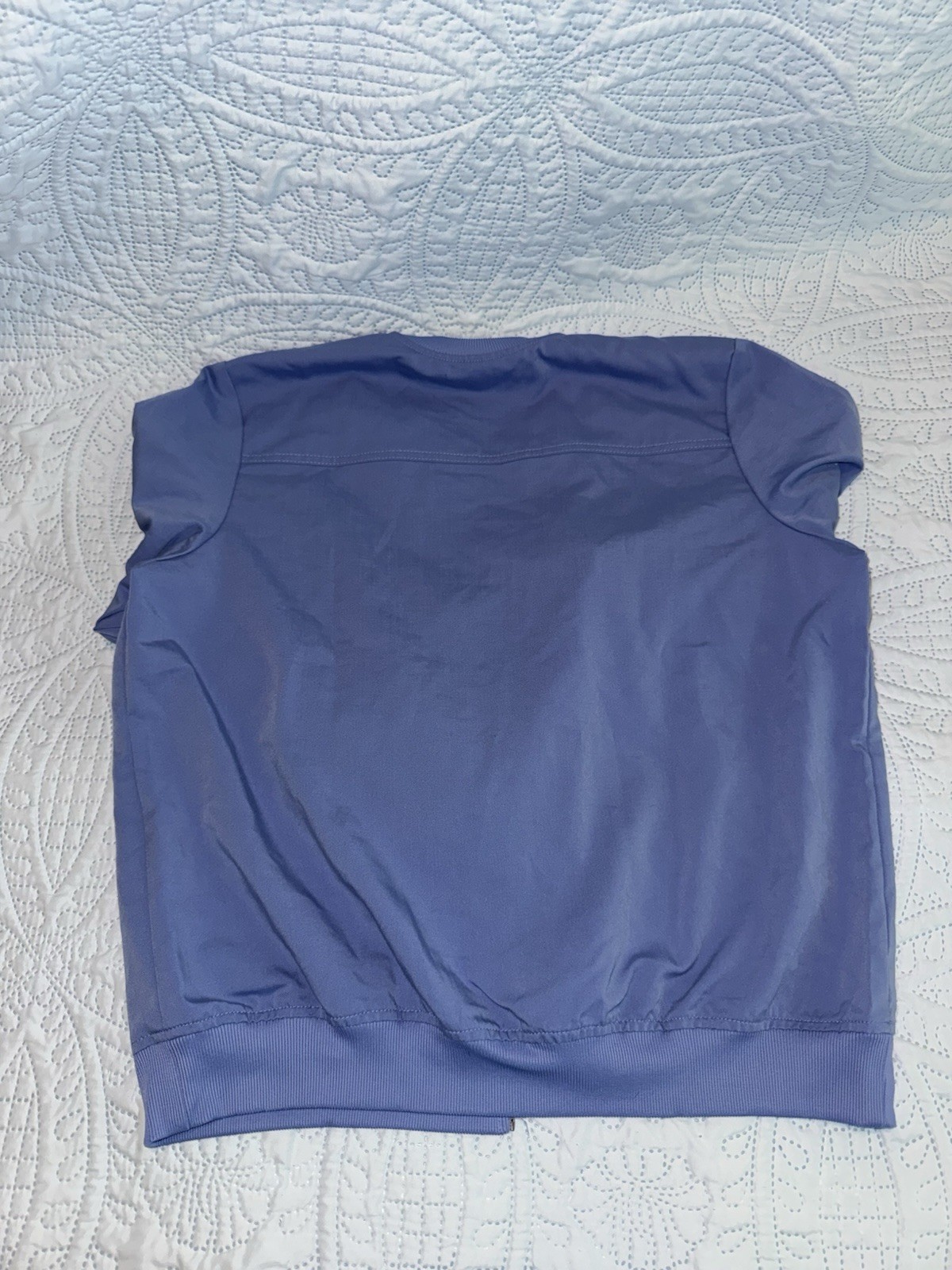 Dickies Women’s Scrub Balance Zip Front Jacket, Large, Ceil Blue