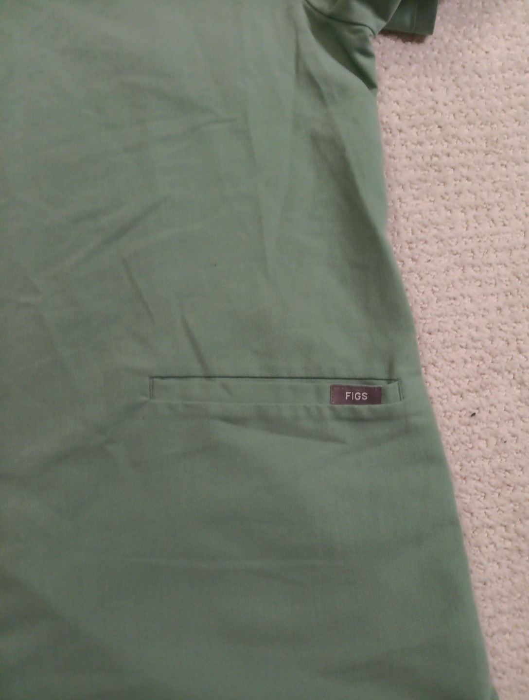 Figs Jade Green Casma Womens Technical Collection Medium 3 Pocket